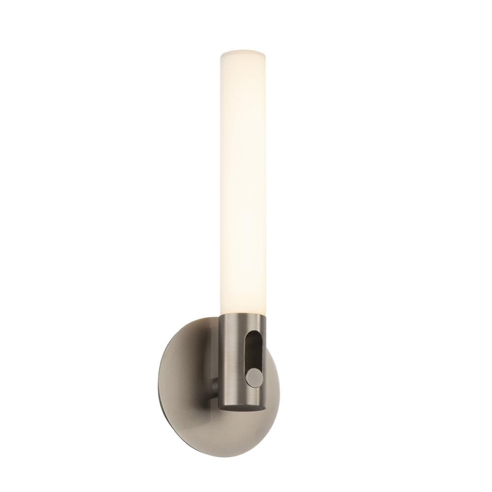 dweLED WS-24016-BN Clare 5.5-in W 1 -Light Brushed Nickel Integrated LED Wall Sconce