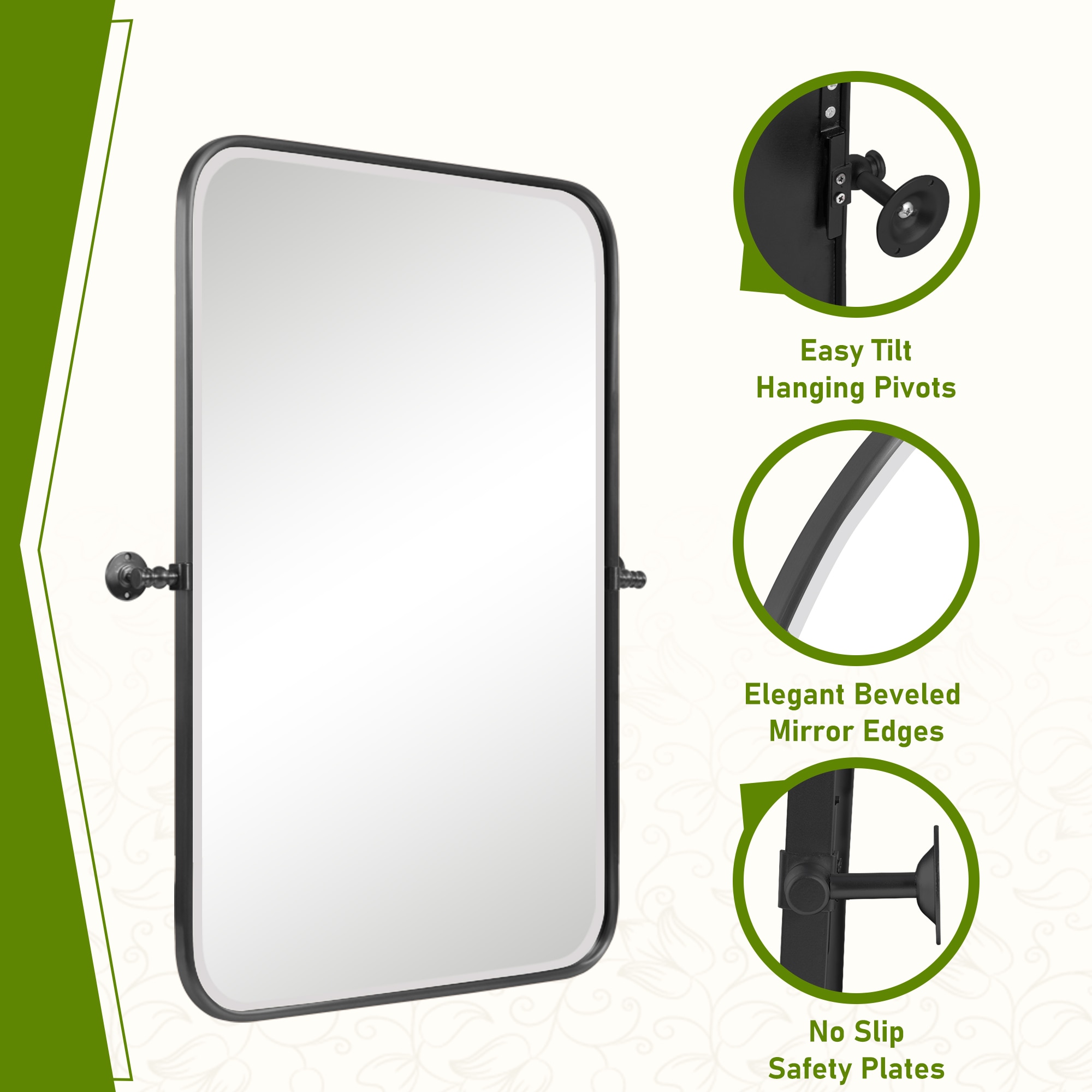 Dovelina LS-23091901 Framed-Bath-Mirrors - View #3