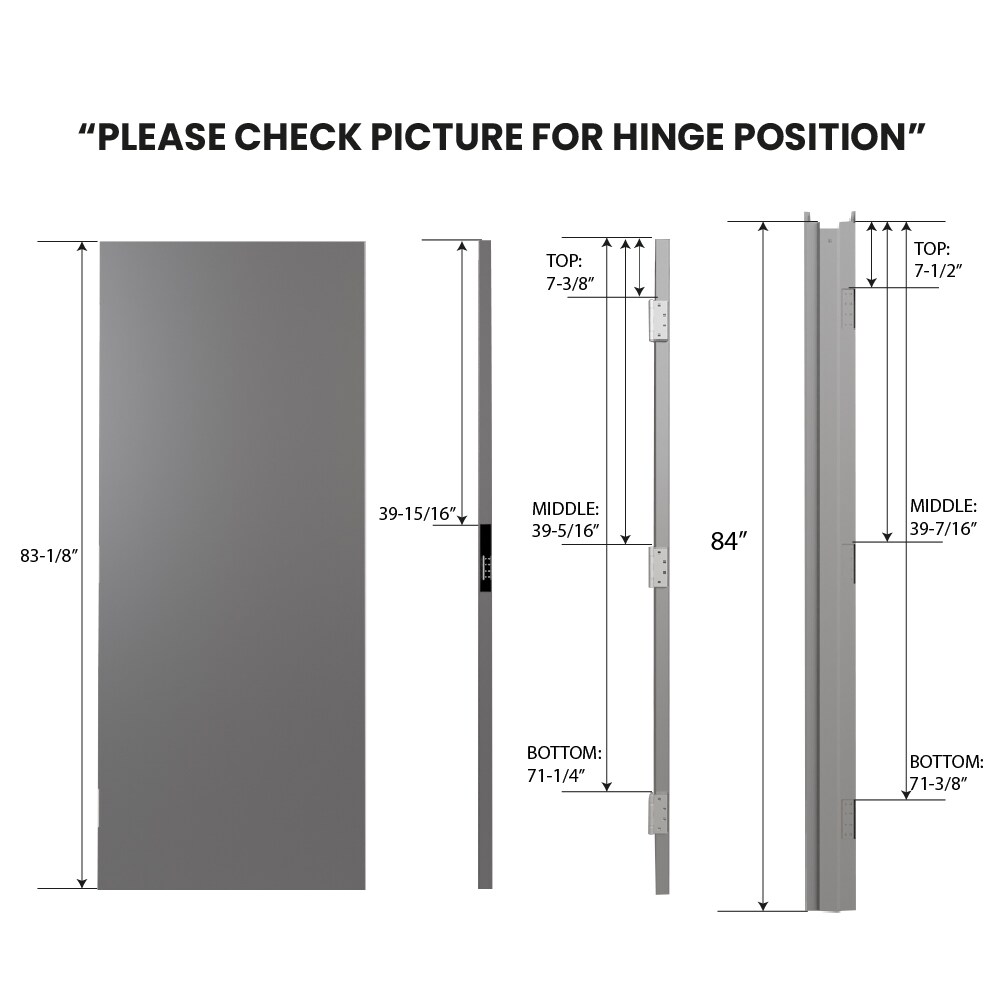 Fortis Doors 18GHFVST3084M Slab-Doors - View #3
