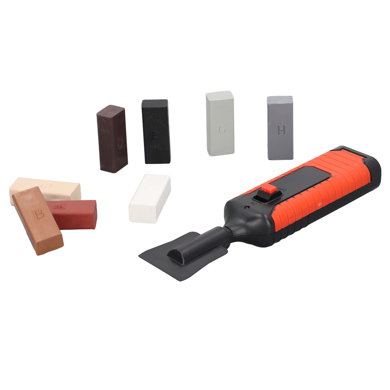 UUDULY  Porcelain Ceramic Tile Repair Kit Electric Heating Pen Wax Block Set for Wall Tile Chip Crack and Gap Repair durable