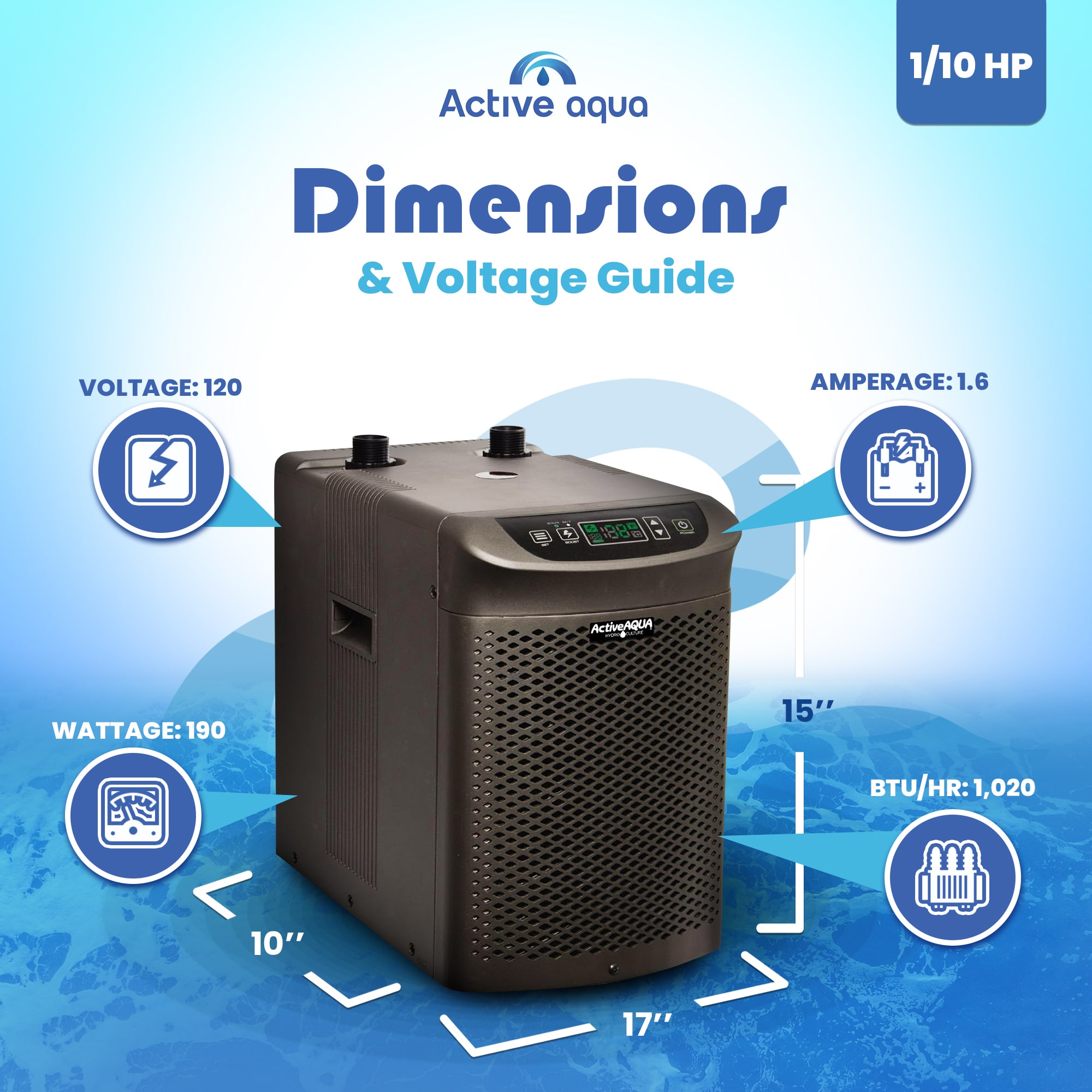 Active Aqua AACH10HP c100625 - View #3