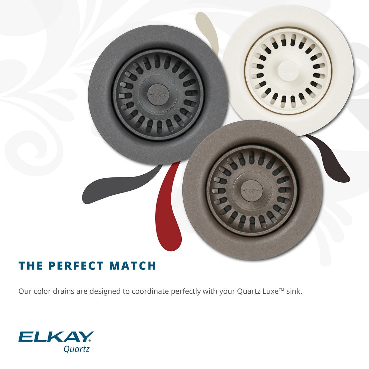 Elkay 3.5 in. Kitchen Sink Drain with Removable Basket Strainer