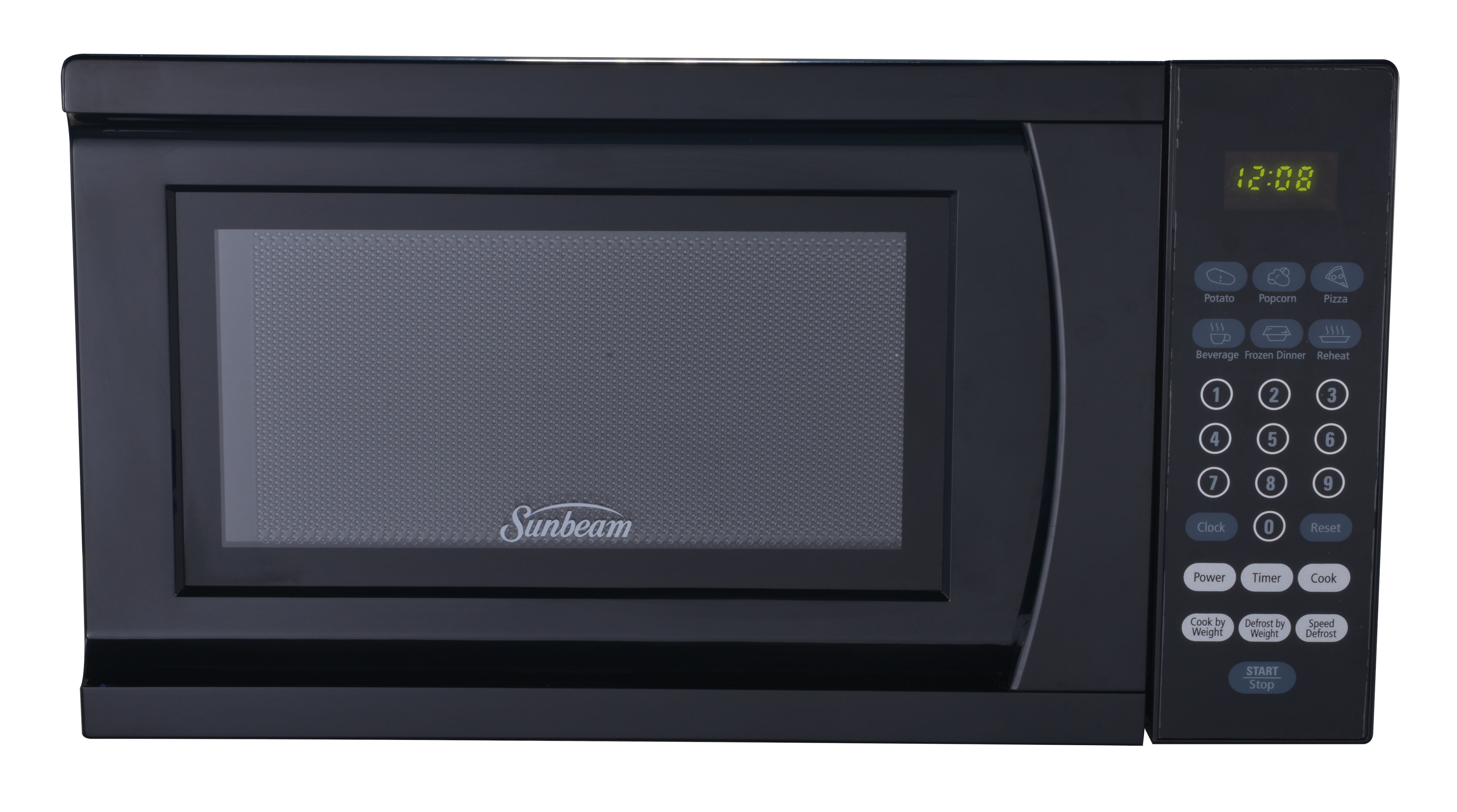 Sunbeam 0.7-cu ft 700-Watt Countertop Microwave (Black) at