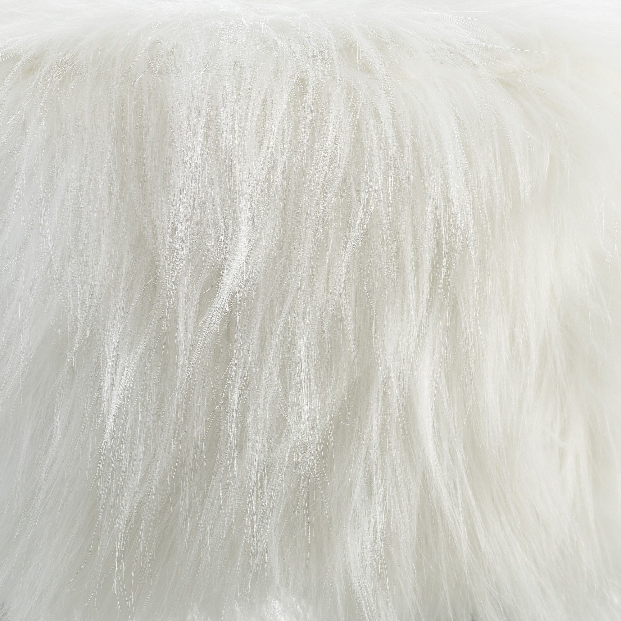 Linon faux discount fur foot stool