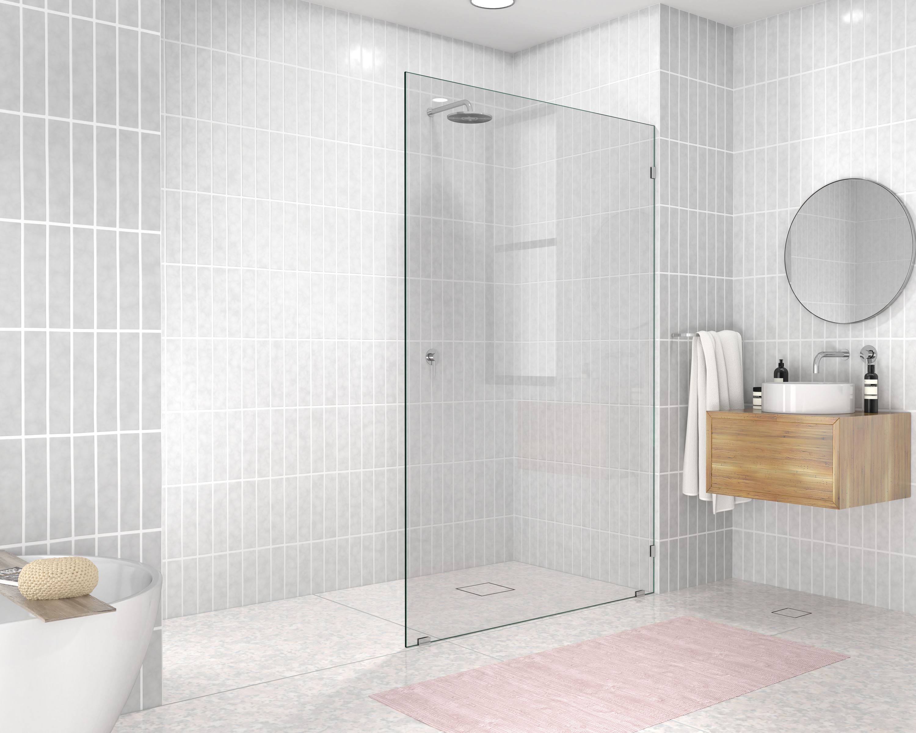 Glass Warehouse GW-SFP-49-CH Shower-Doors - View #2