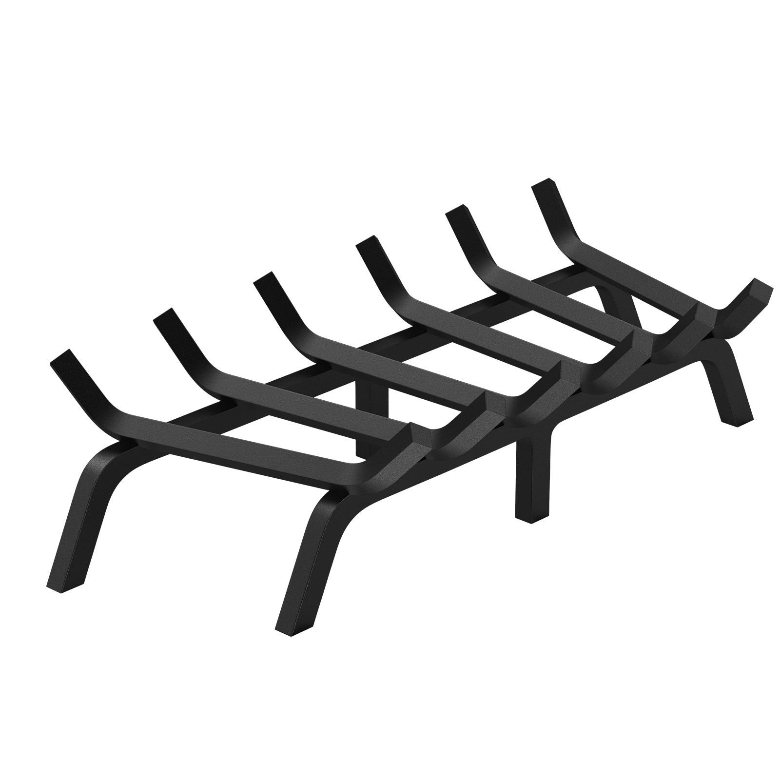 VEVOR ZTXYMP34X342740JUV0 Fireplace Log Grate Black Steel Fireplace insulation