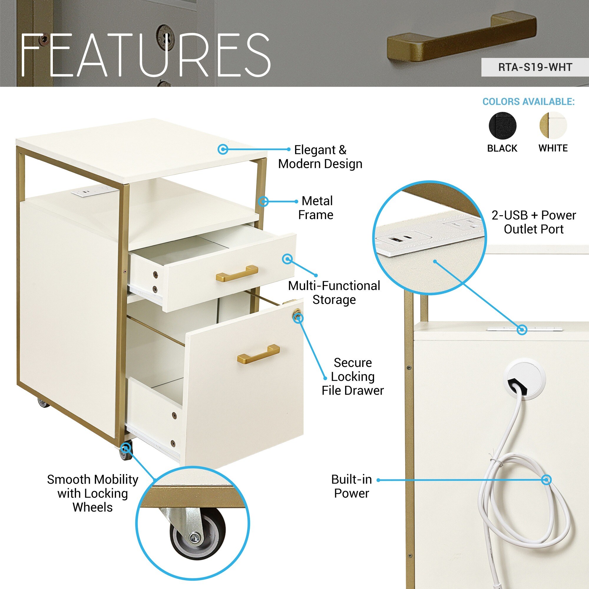 HyperDrop Cart W-B2746P529389 Filing-Cabinets - View #3