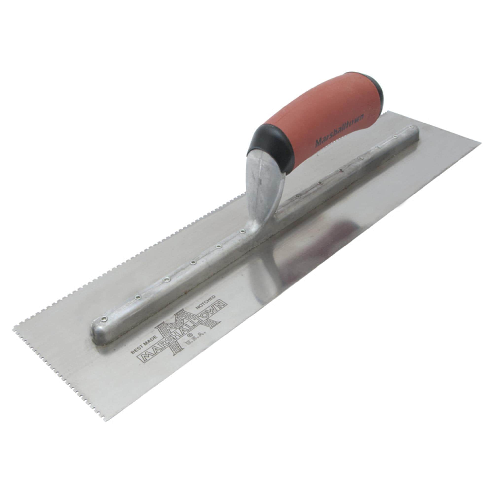 Marshalltown 639SD 3/32-in x 1/8-in x 1/8-in Steel U-notch Ceramic Floor Trowel