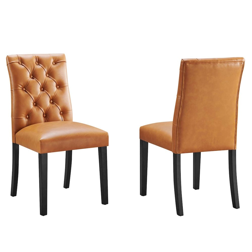 Modway BG3342185 Duchess Vinyl Dining Chair Set of 2