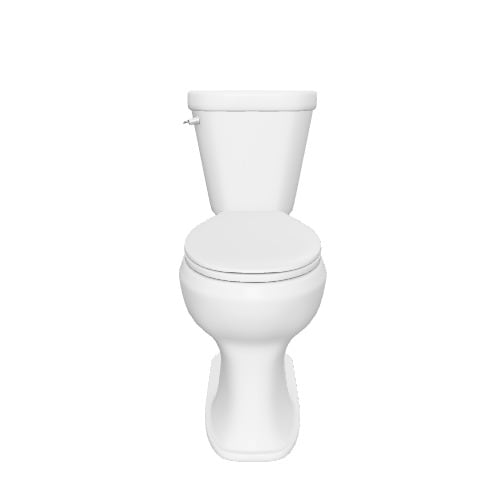 Jacuzzi Lyndsay White WaterSense Elongated Chair Height 2-Piece Toilet 10-in Rough-In Size Jacuzzi Lyndsay White WaterSense Elongated Chair Height 2-Piece Toilet 10-in Rough-In Size