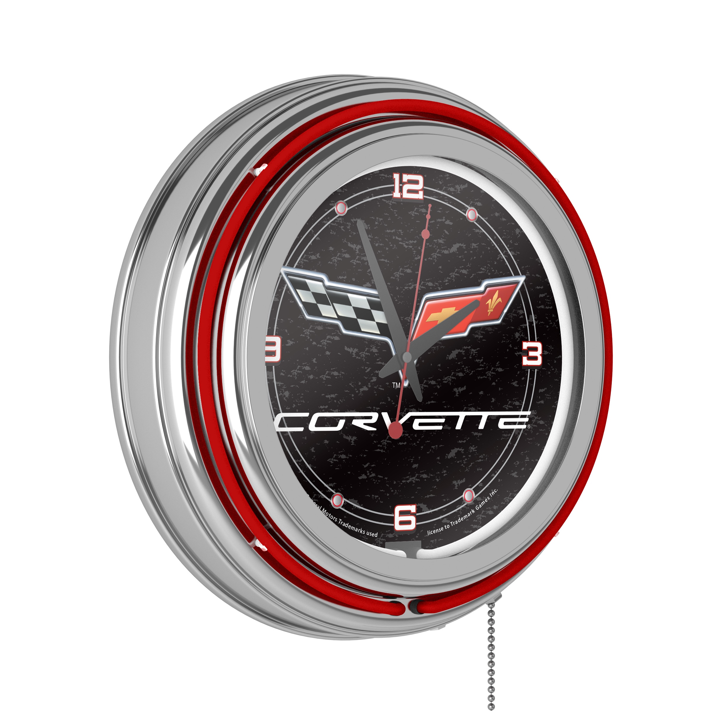 Trademark Gameroom GM1400-C6-COR Analog Round Wall Modern
