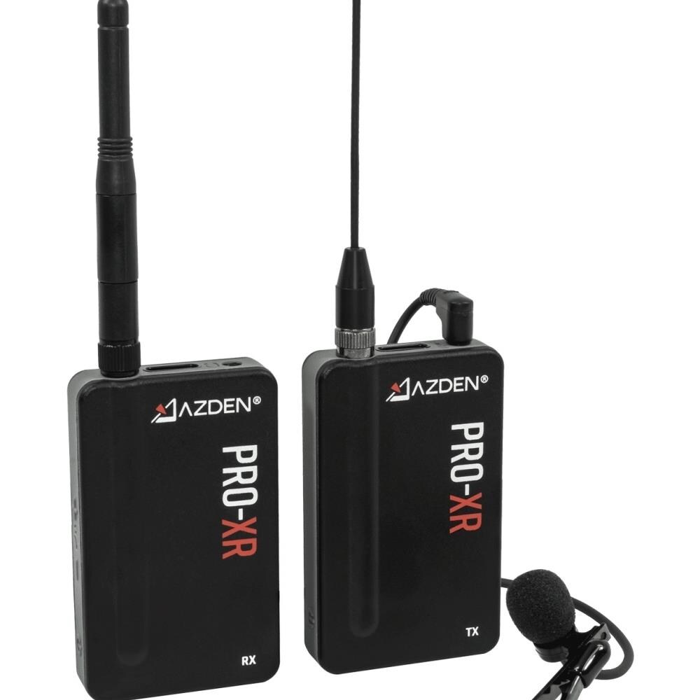  TCNCD389391 Azden AZ-PRO-XR 2.4 GHz Wireless Microphone System with Signal Redundancy Technology