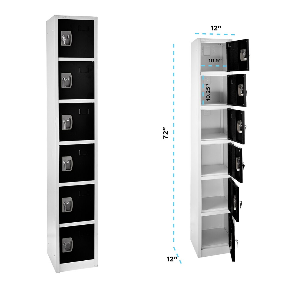 AdirOffice 629-206-BLK-4PK Storage-Lockers - View #3