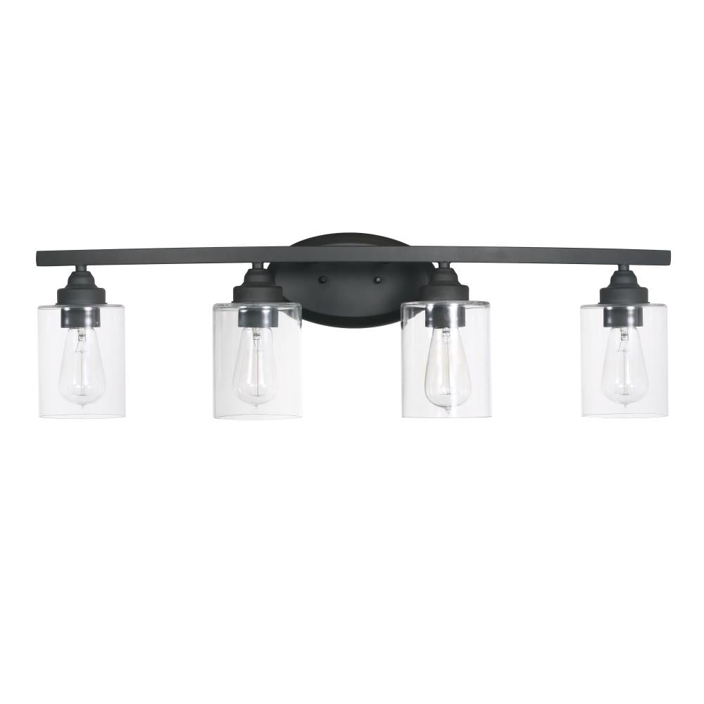  30032 Shelbie 31.5-in 4-Light Bronze Transitional Vanity Light