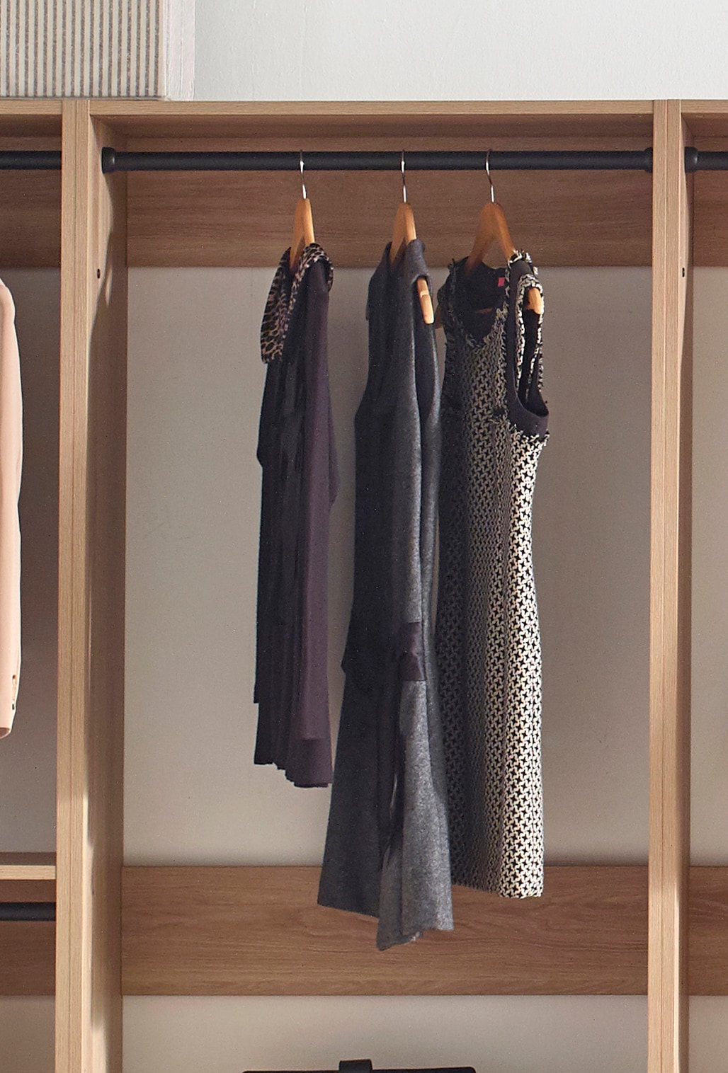 Klair Living PROSPER-ABCDE OAK Wood-Closet-Kits - View #4