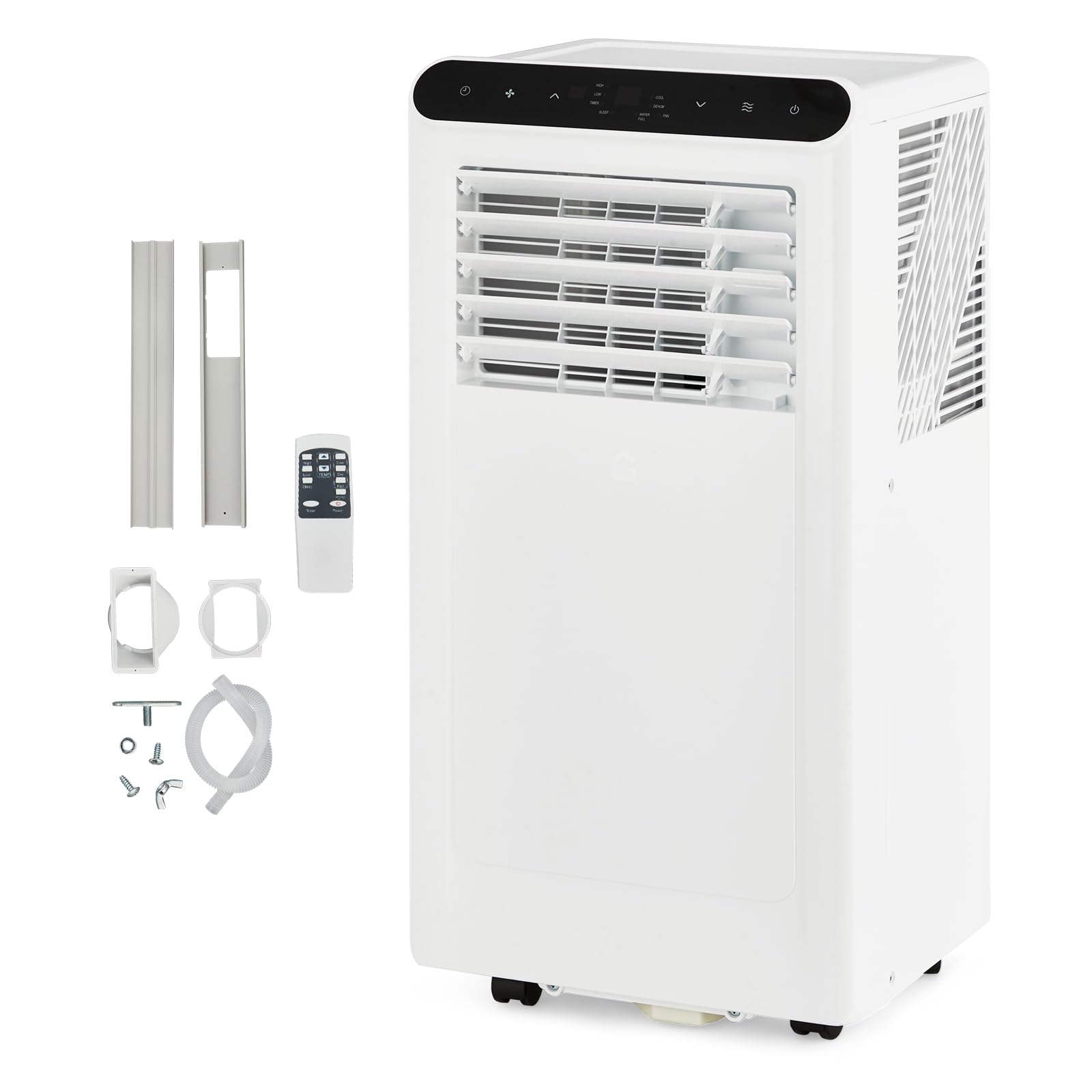 Garvee Portable Air Conditioner 10000 BTU DOE 115-Volt Vented Medium Room Portable Air Conditioner Remote Included