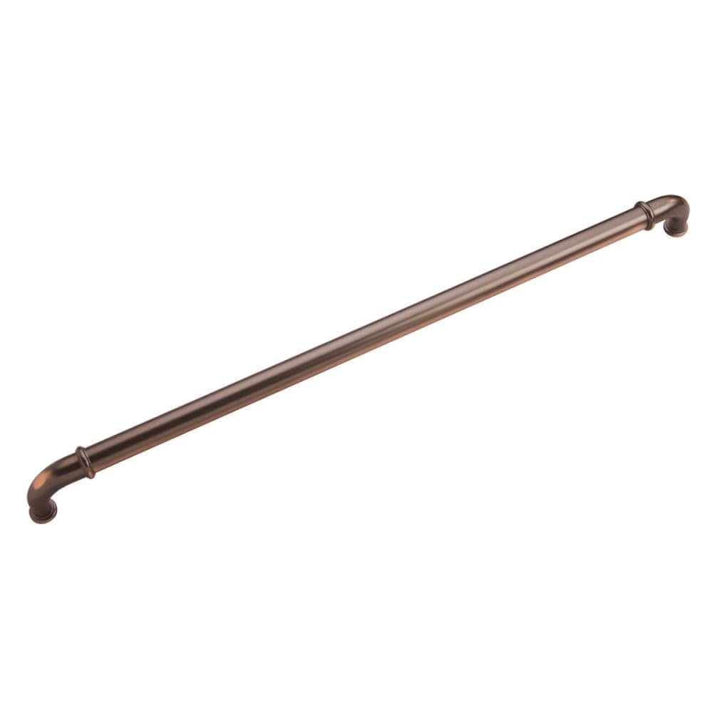 Hickory Hardware K63-OBH Cottage 24-in Center to Center Oil-Rubbed Bronze Highlighted Rectangular Handle For Use on Appliances Drawer Pulls