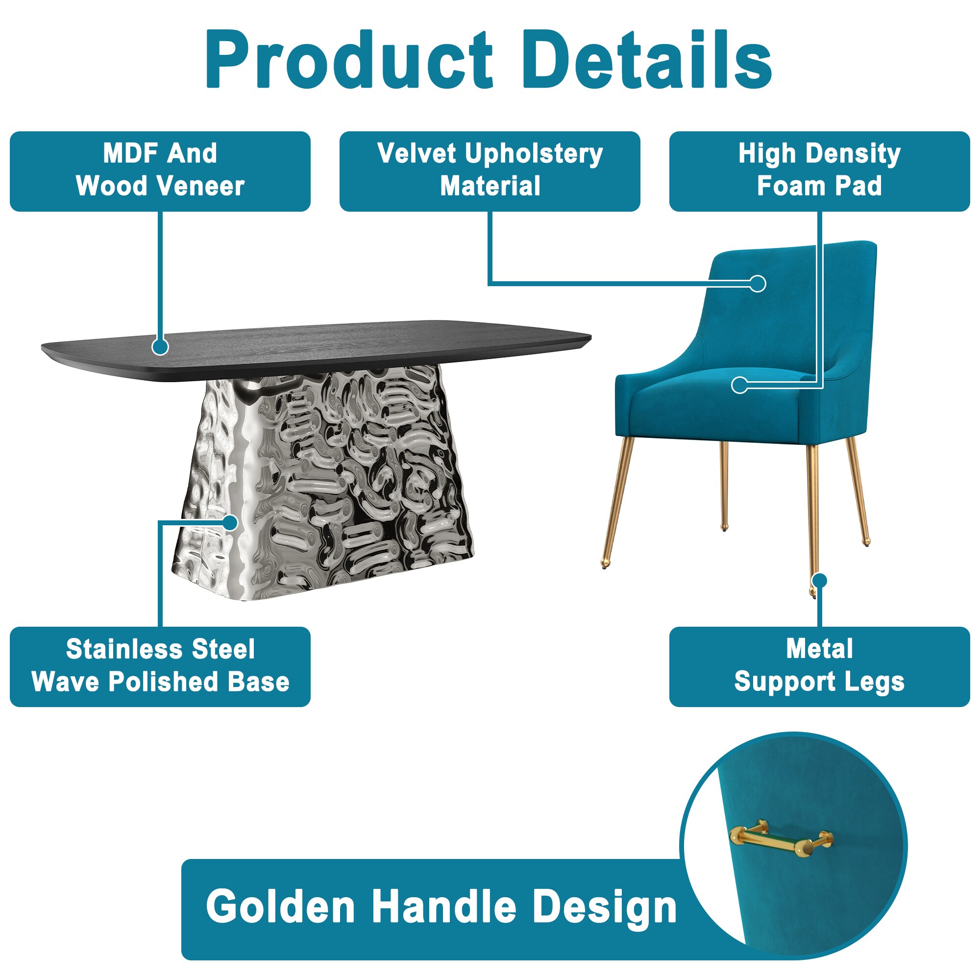 Clihome CL-1676D700LB Dining-Sets - View #8