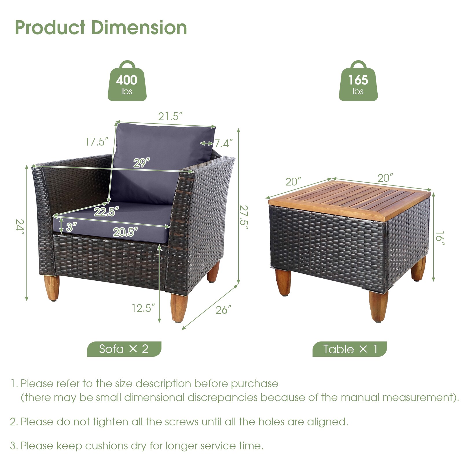 LIVIZA OUG71661GR Patio-Conversation-Sets - View #3