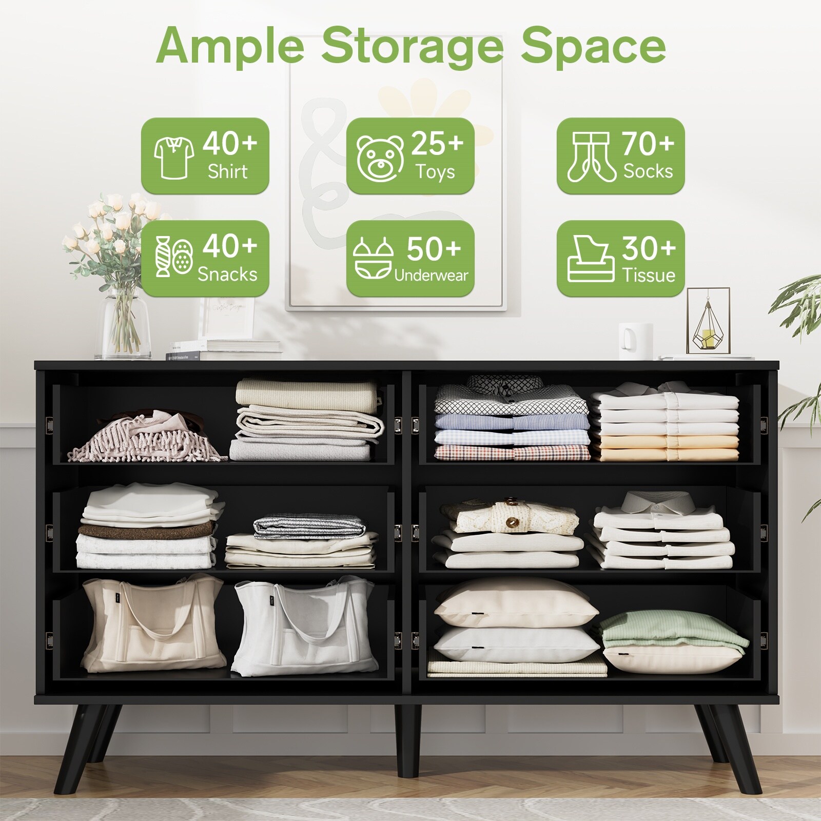 Pocassy GREATANTS-SNBS001BK Filing-Cabinets - View #4