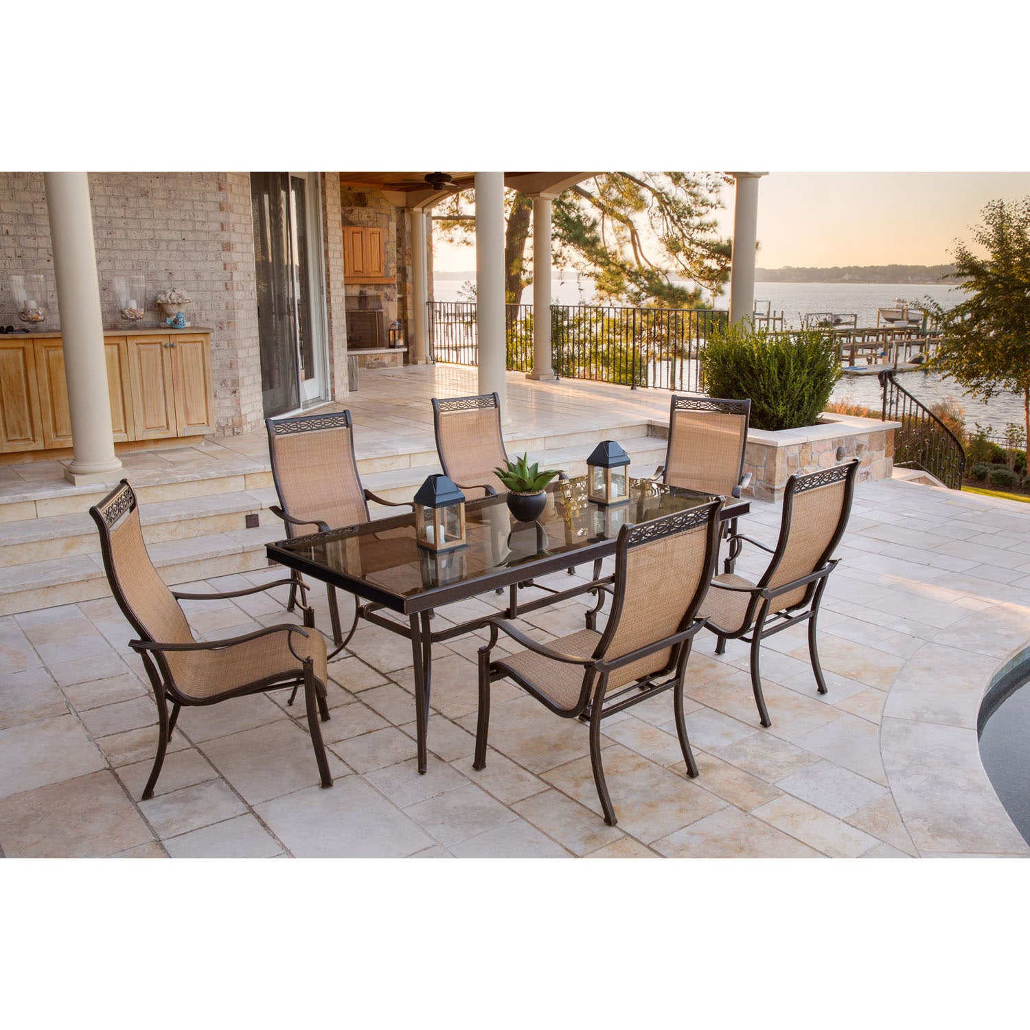 Hanover MONDN7PCG Patio-Dining-Sets - View #10