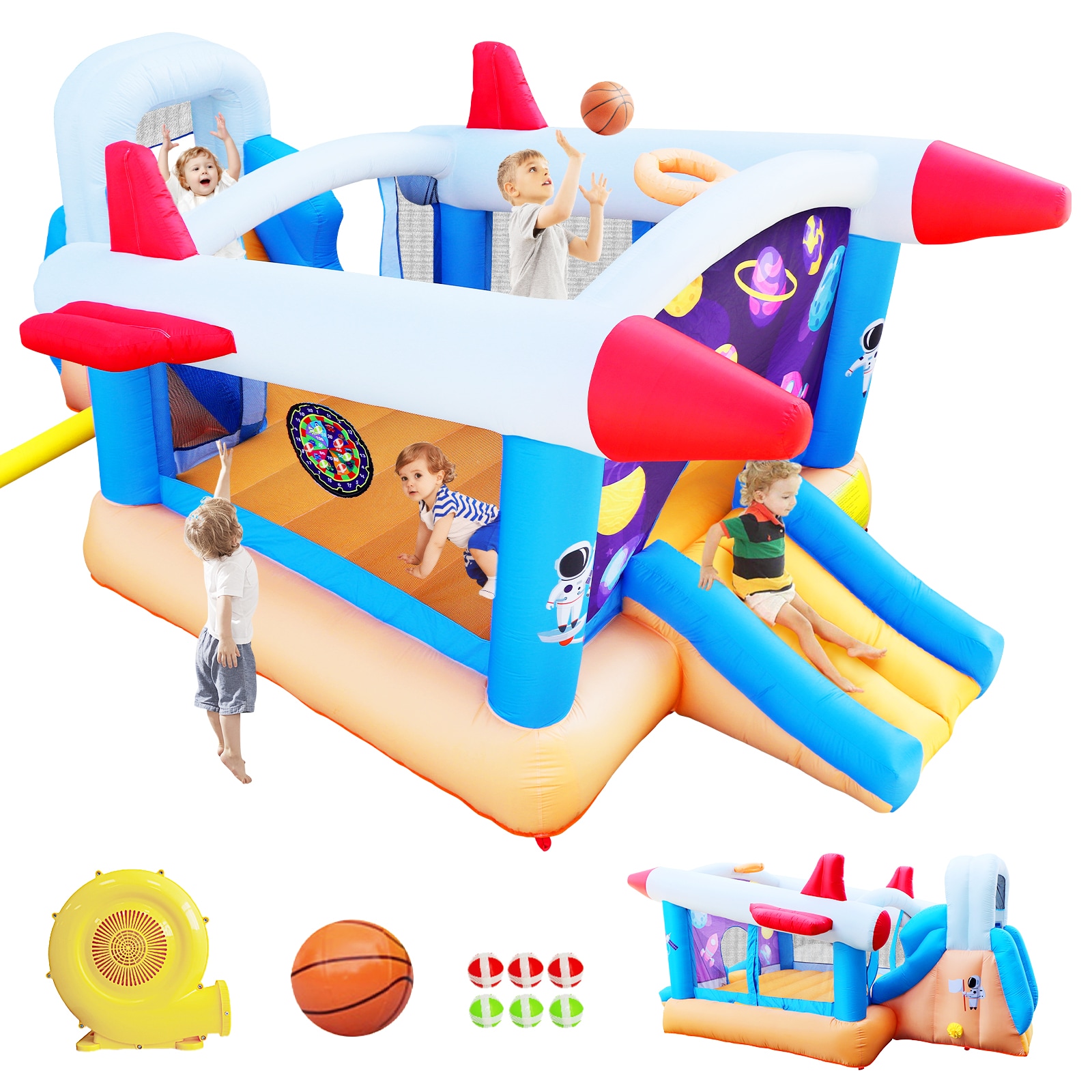 Indoor/Outdoor 92-Inch-Tall Bounce Houses at Lowes.com