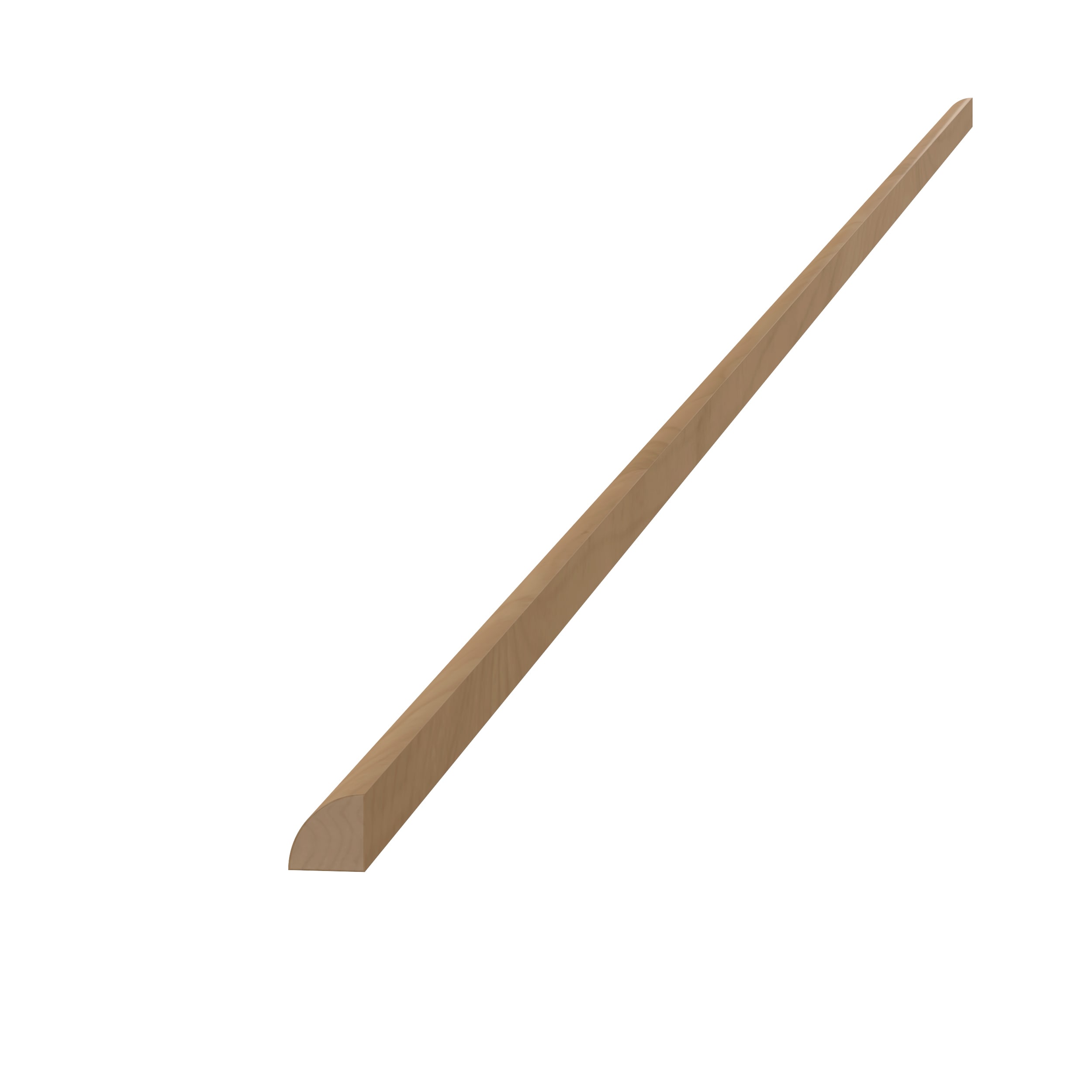 RELIABILT Parkstone II Chamfered Cabinet Moulding 0.75-in W x 96-in H x 0.75-in D Wheat Stained