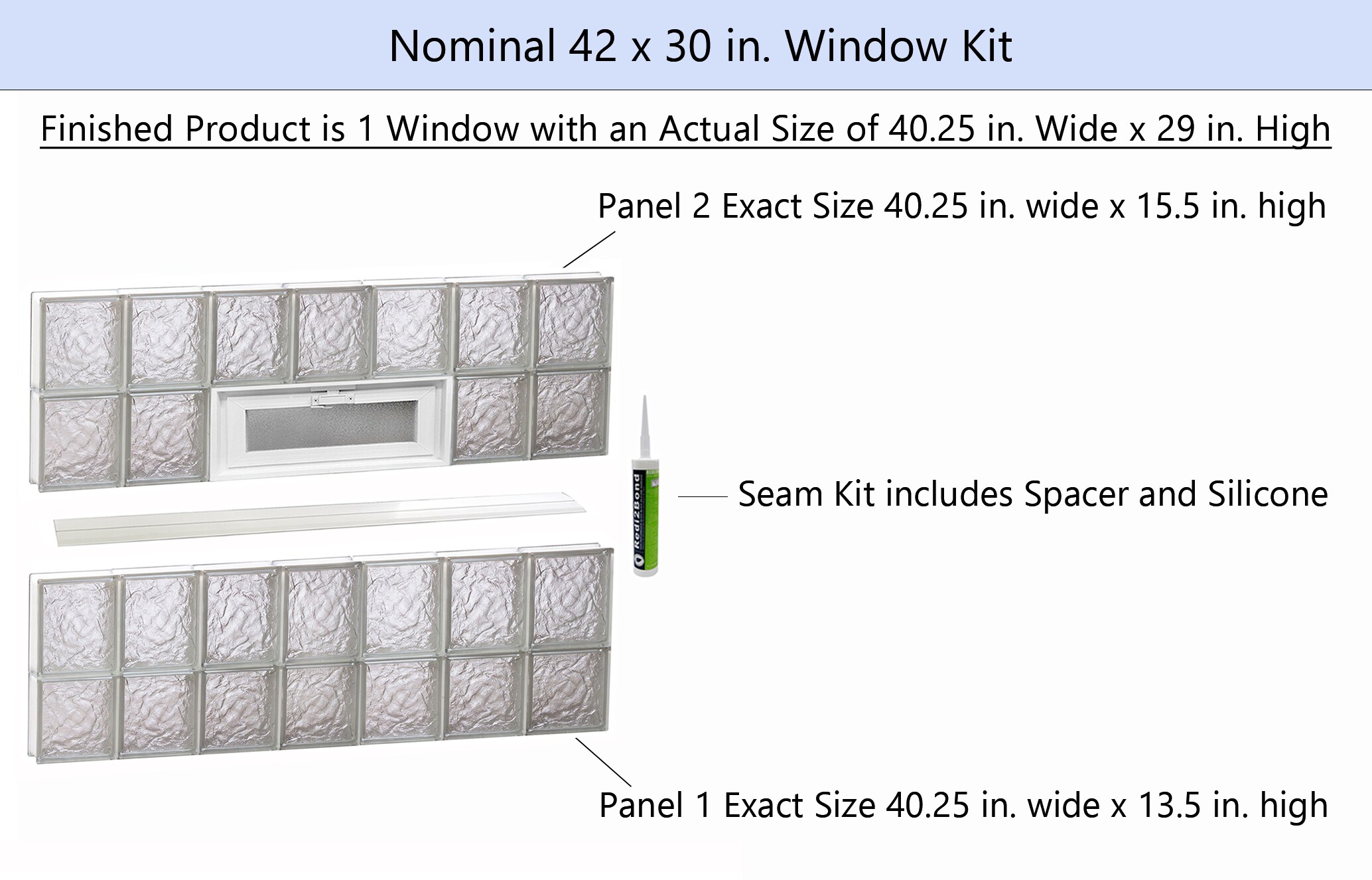 REDI2SET V4230IS Glass-Block-Windows - View #2