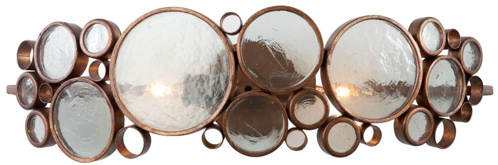 Varaluz 165B02HO Fascination 6-in 2 -Light Brown Transitional Vanity light