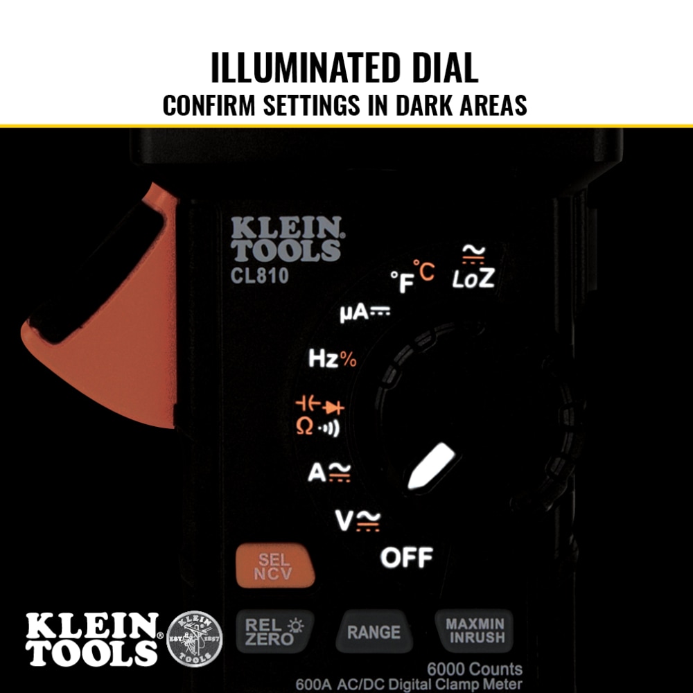 Klein Tools CL810 multimeters - View #3
