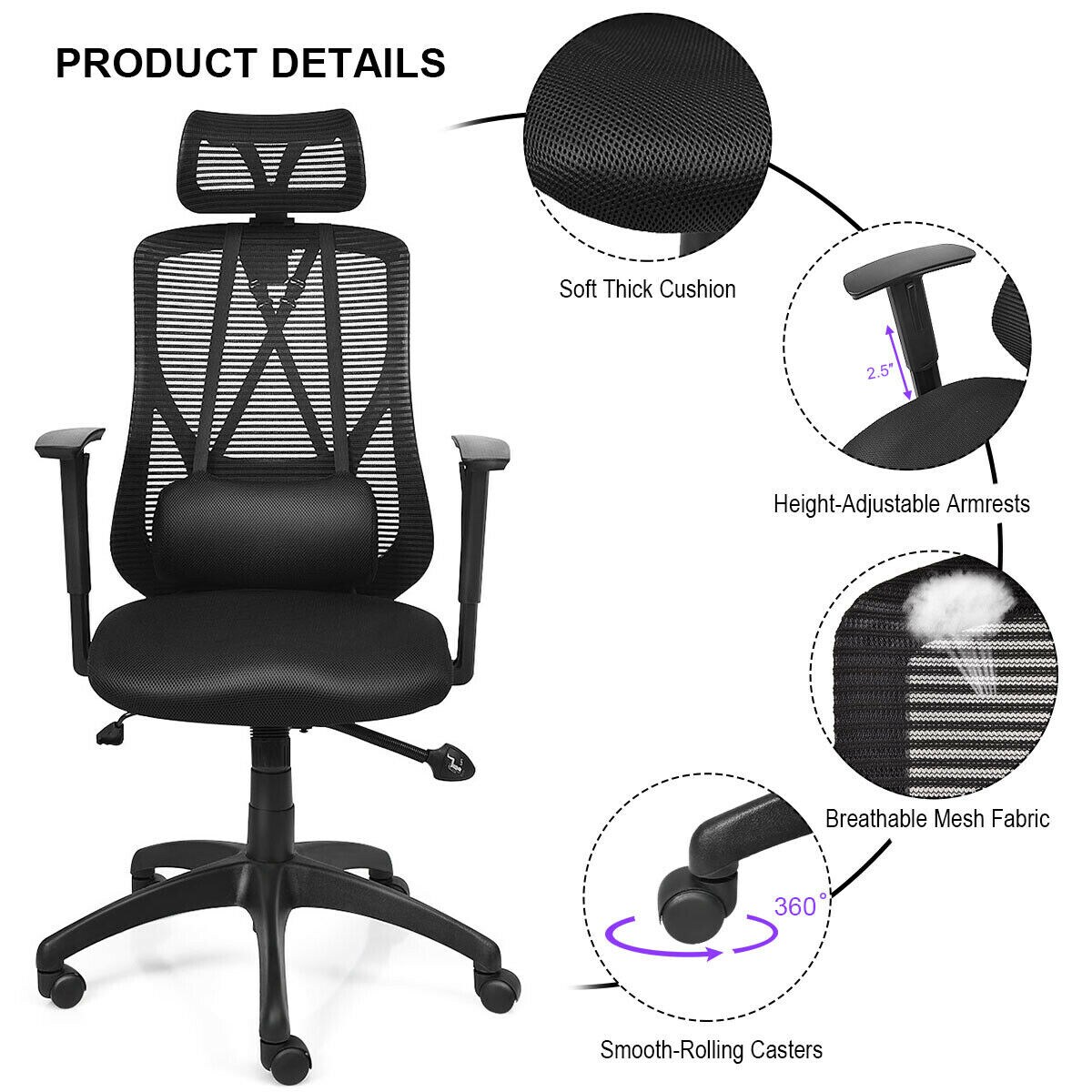 CASAINC WF-HW63656-LA Office-Chairs - View #9