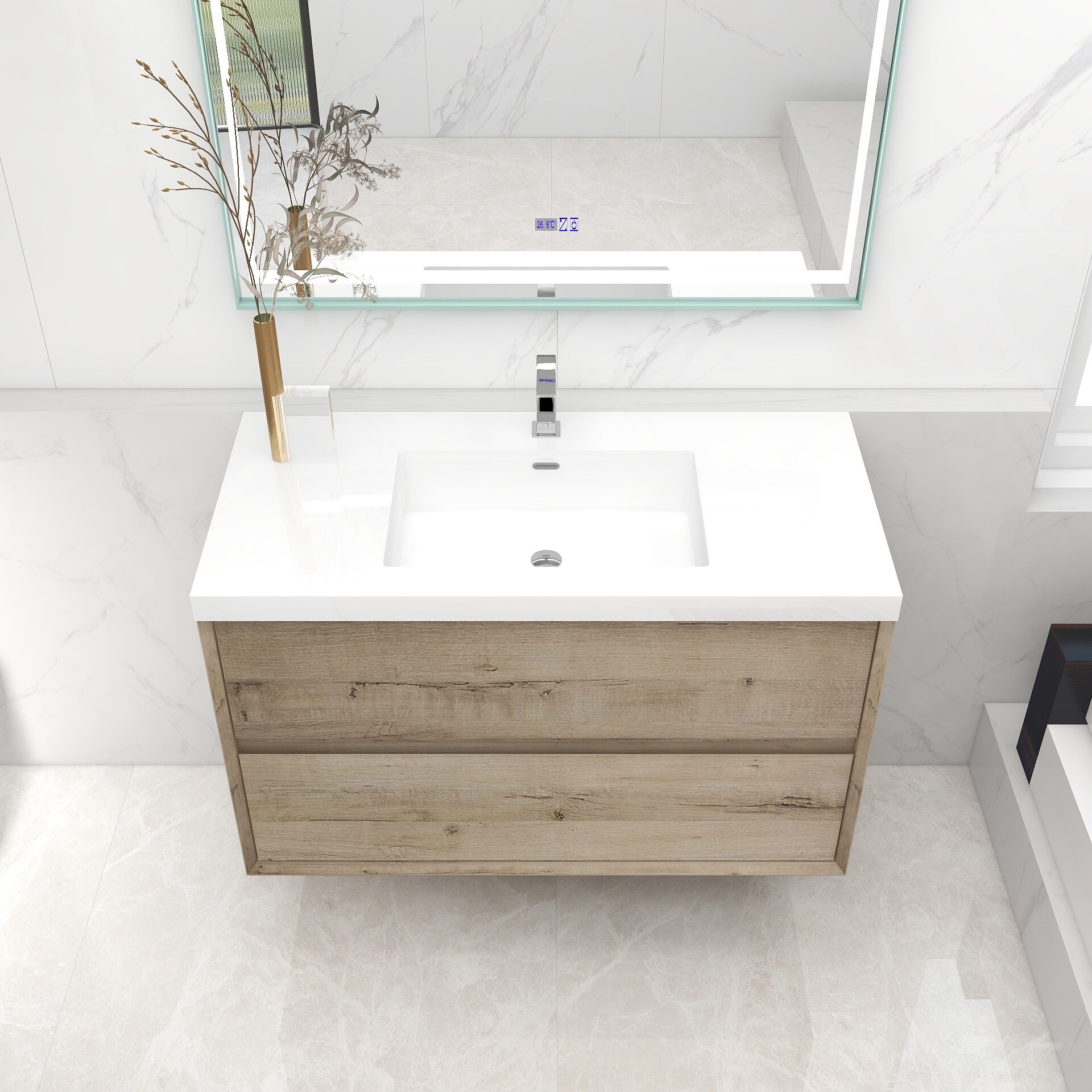 BV Better Vanity SLIM42-WO Bath-Vanity-Combo - View #8