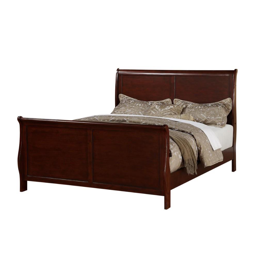 Benzara Cherry King Bed Frame In The, Cherry King Bed