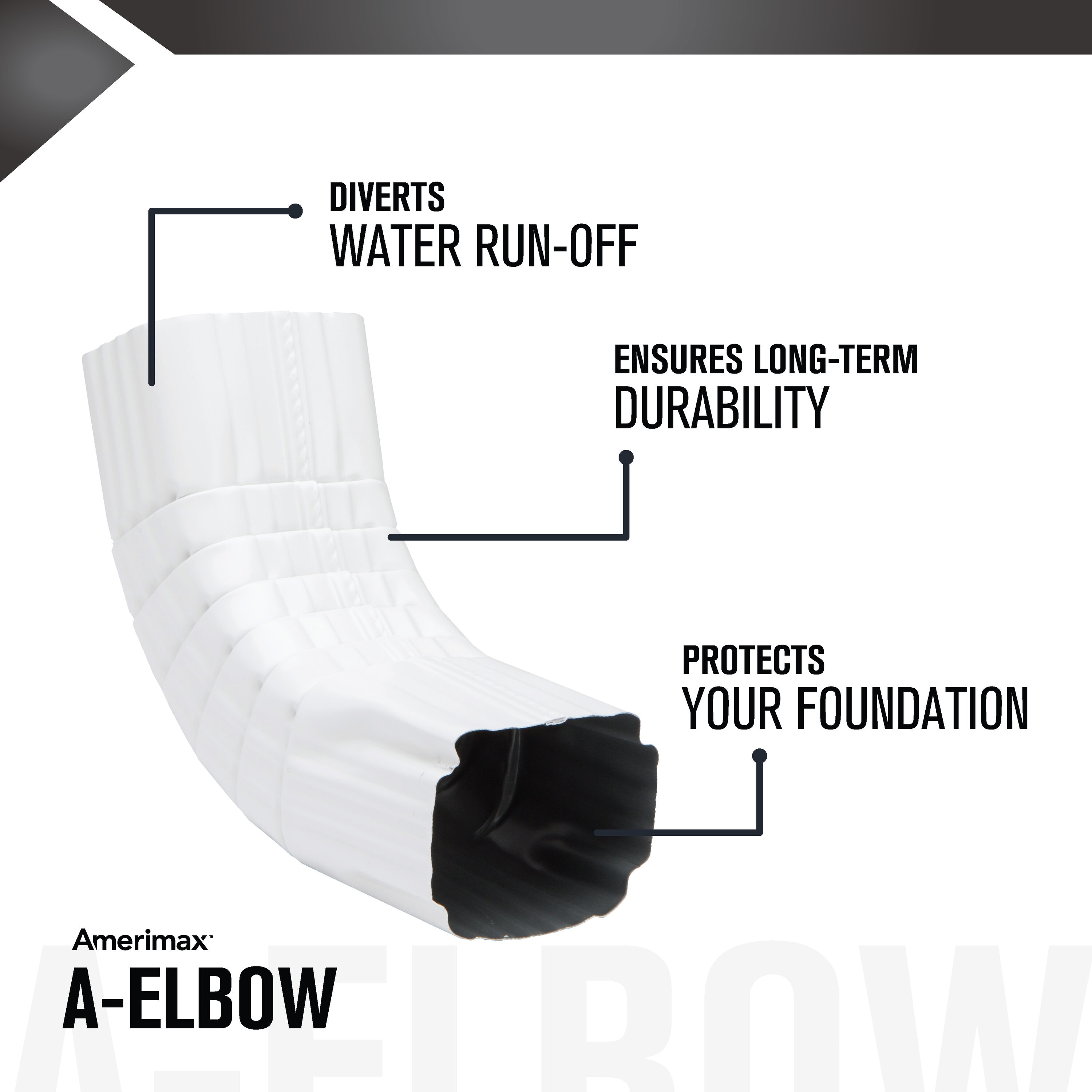 Amerimax 33064 Downspout-Components - View #2