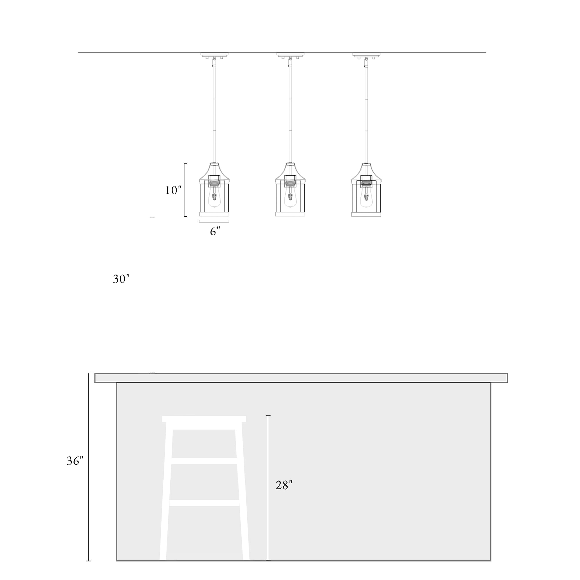 LNC YVFMBJLWS3547L6 Pendant-Lights - View #12