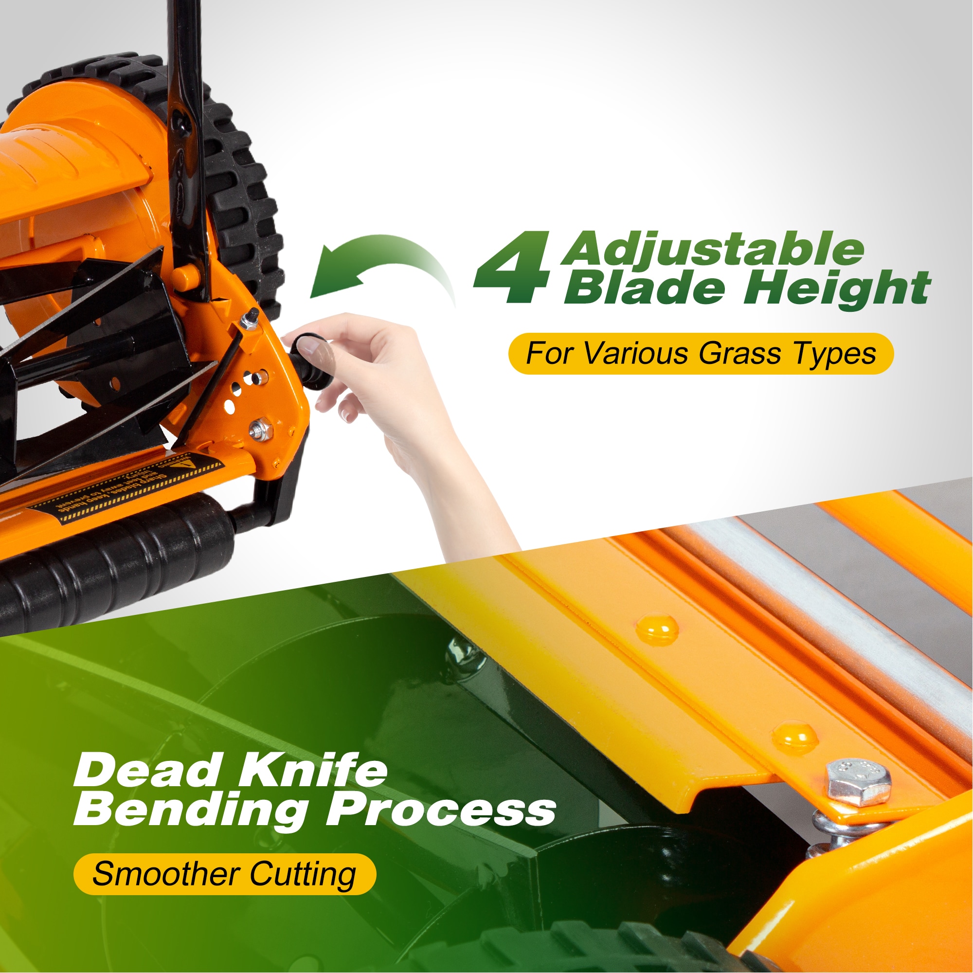 Walensee WBLM-001-14-LS Push-Mower-Reel - View #3