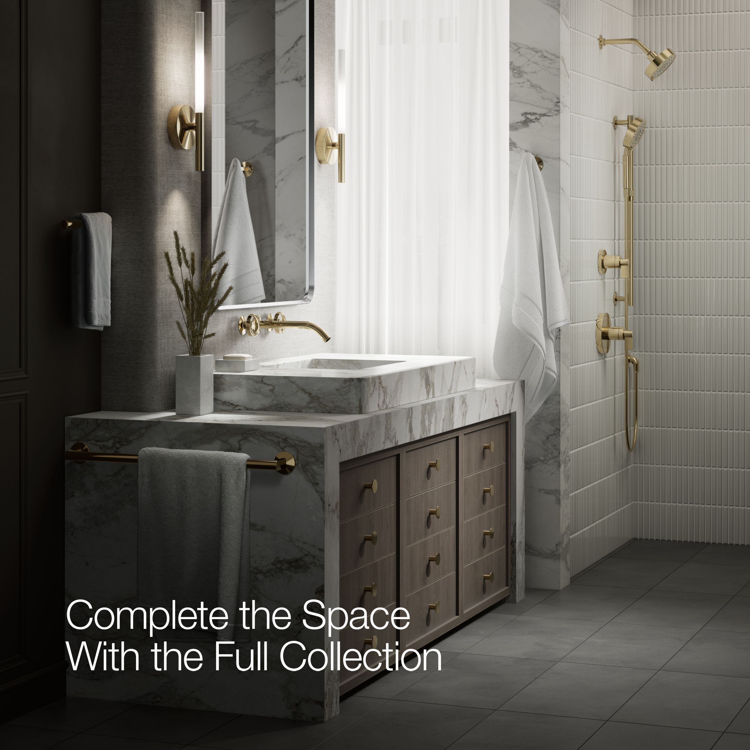 KOHLER T77981-9-AF Faucet-Tub-Shower-Handles - View #10