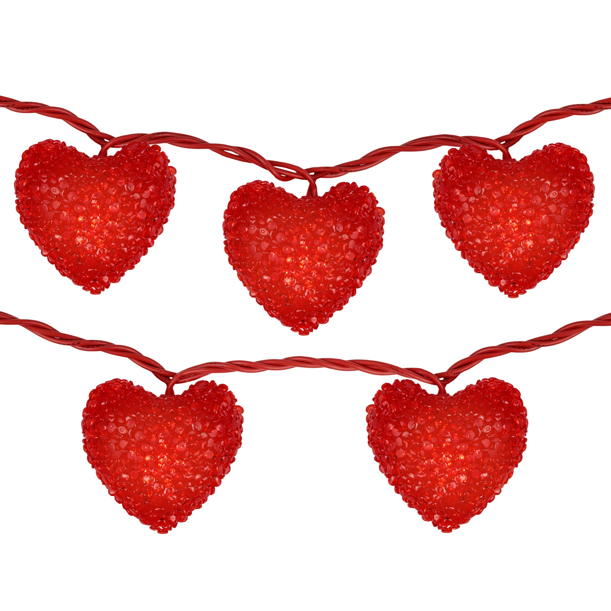 Northlight 2.25-in H Lighted Valentine's Day Light #34175099