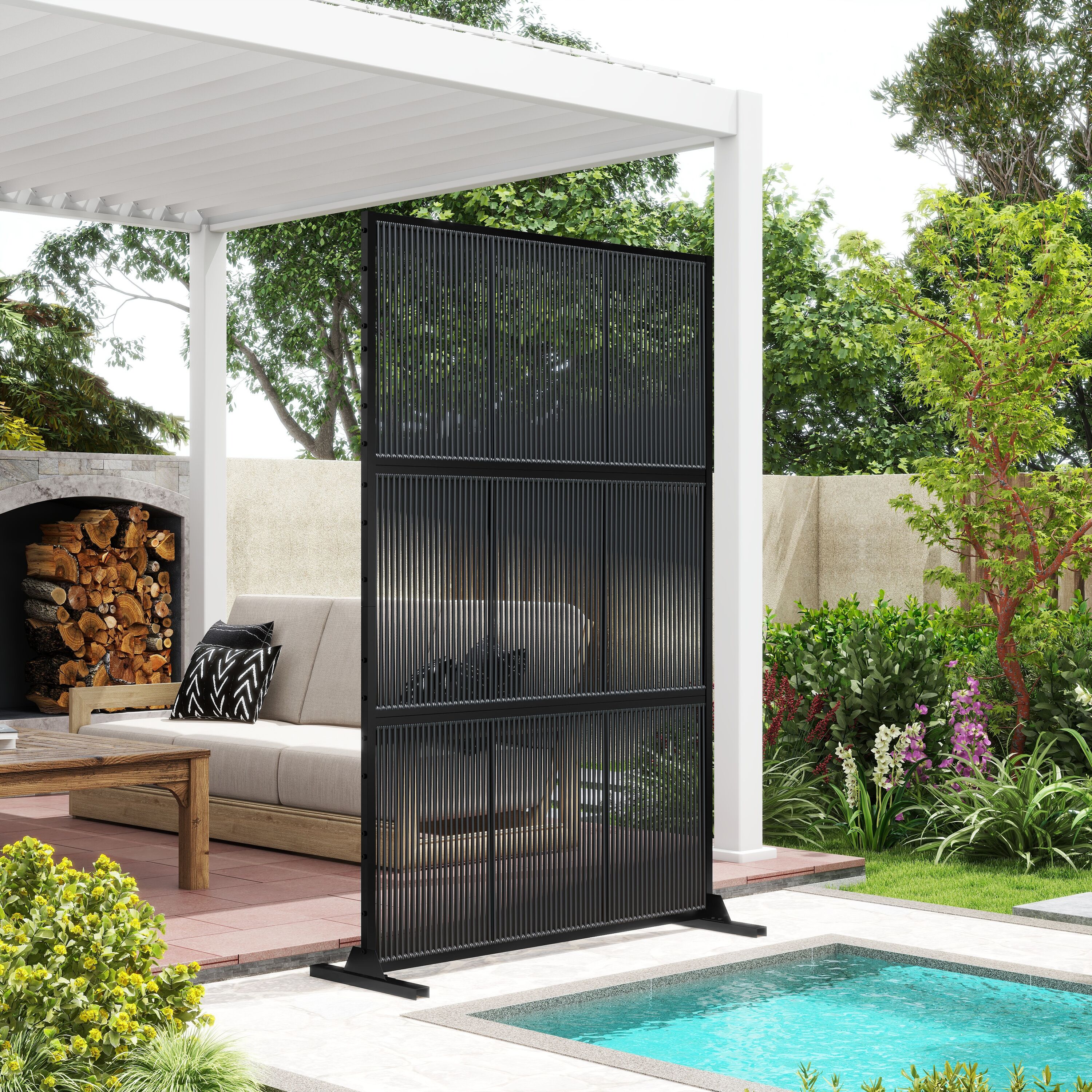 Dreamsidea LS-OS0017-GRAY Outdoor-Privacy-Screen - View #2