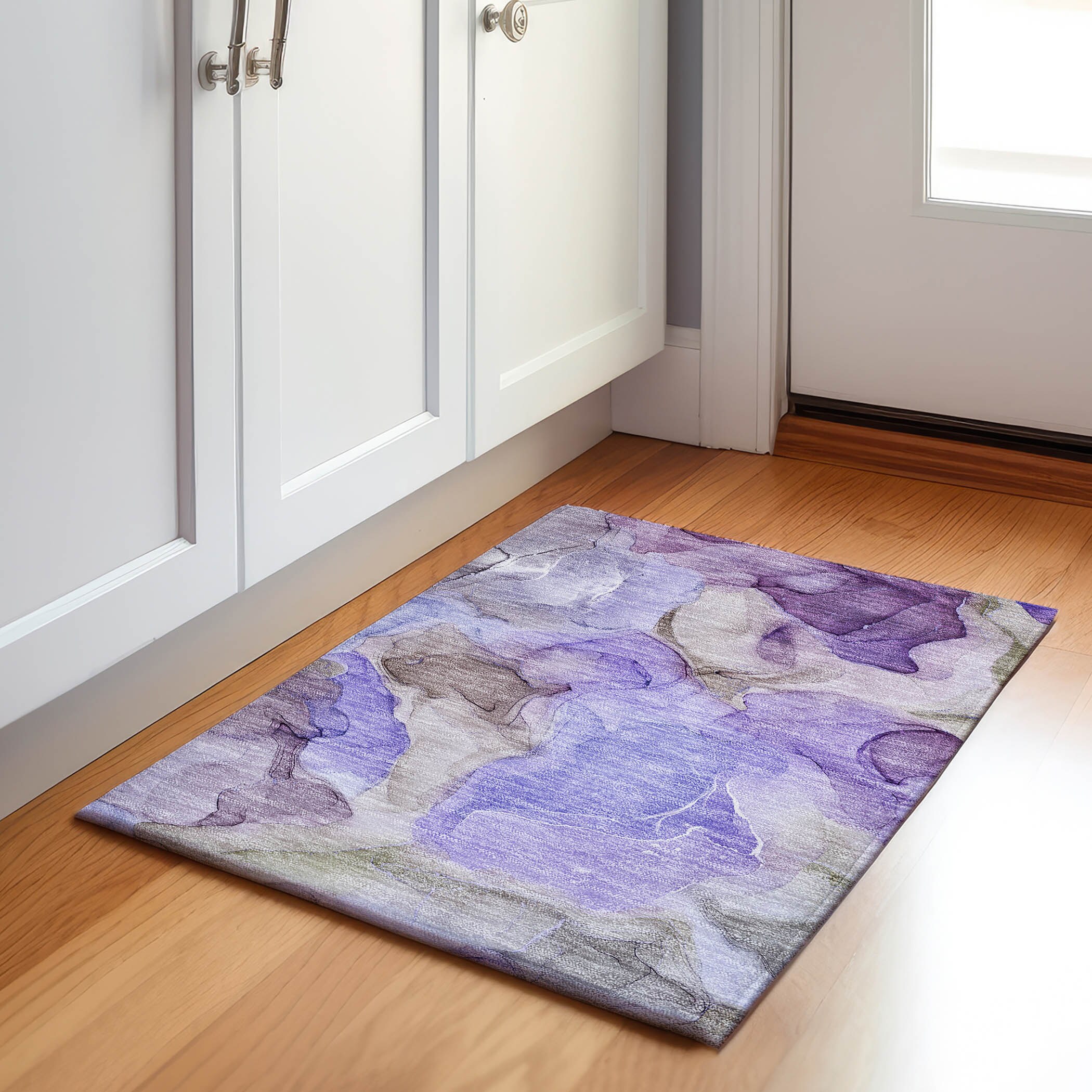 Addison Rugs AMF554GY8X10 Mayfield AMF554GY 8 x 10 (ft) Loomed Polyester Gray Rectangular Indoor Geometric Machine washable Area rug
