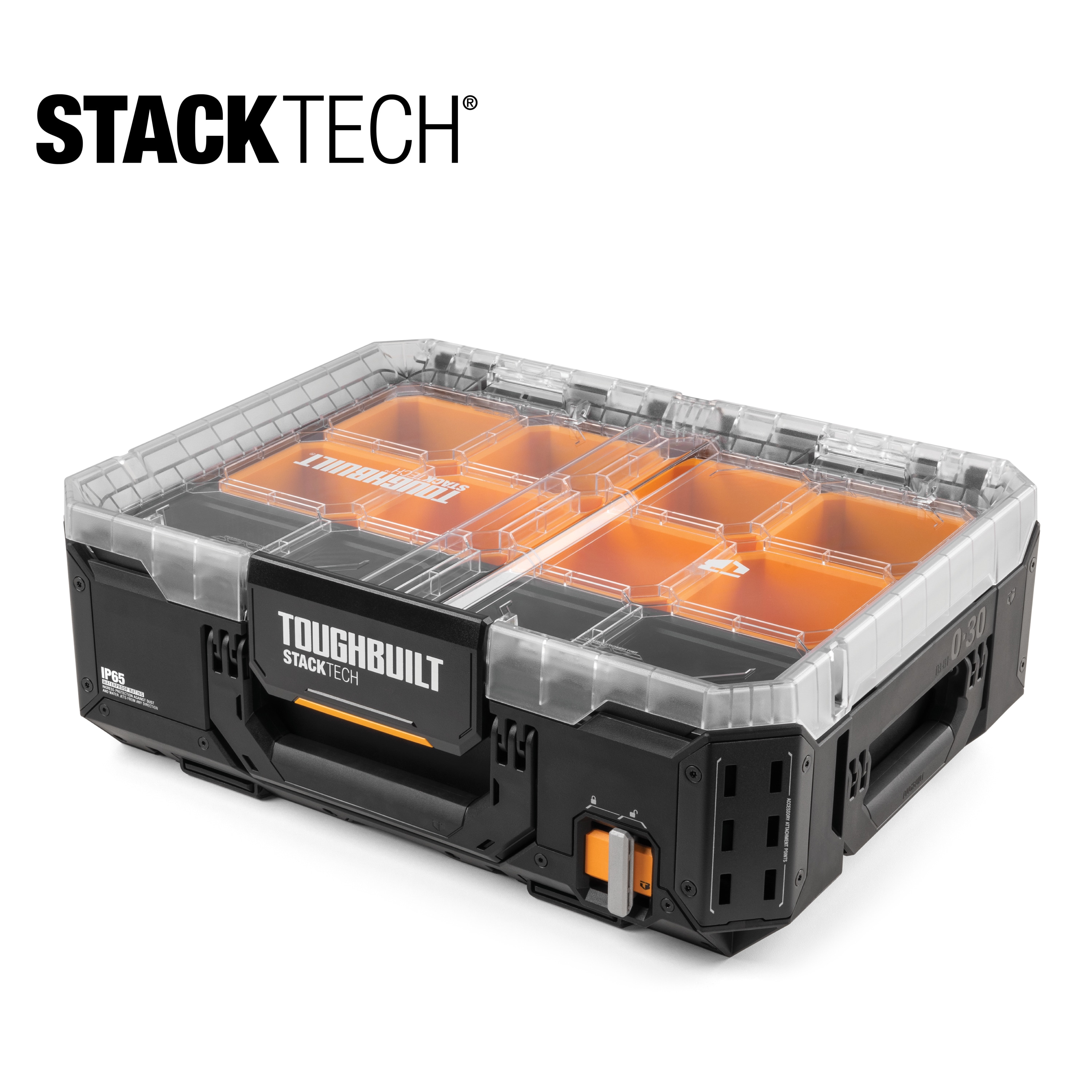 TOUGHBUILT STACKTECH 11-Compartment Plastic Small Parts Organizer in the  Small Parts Organizers department at
