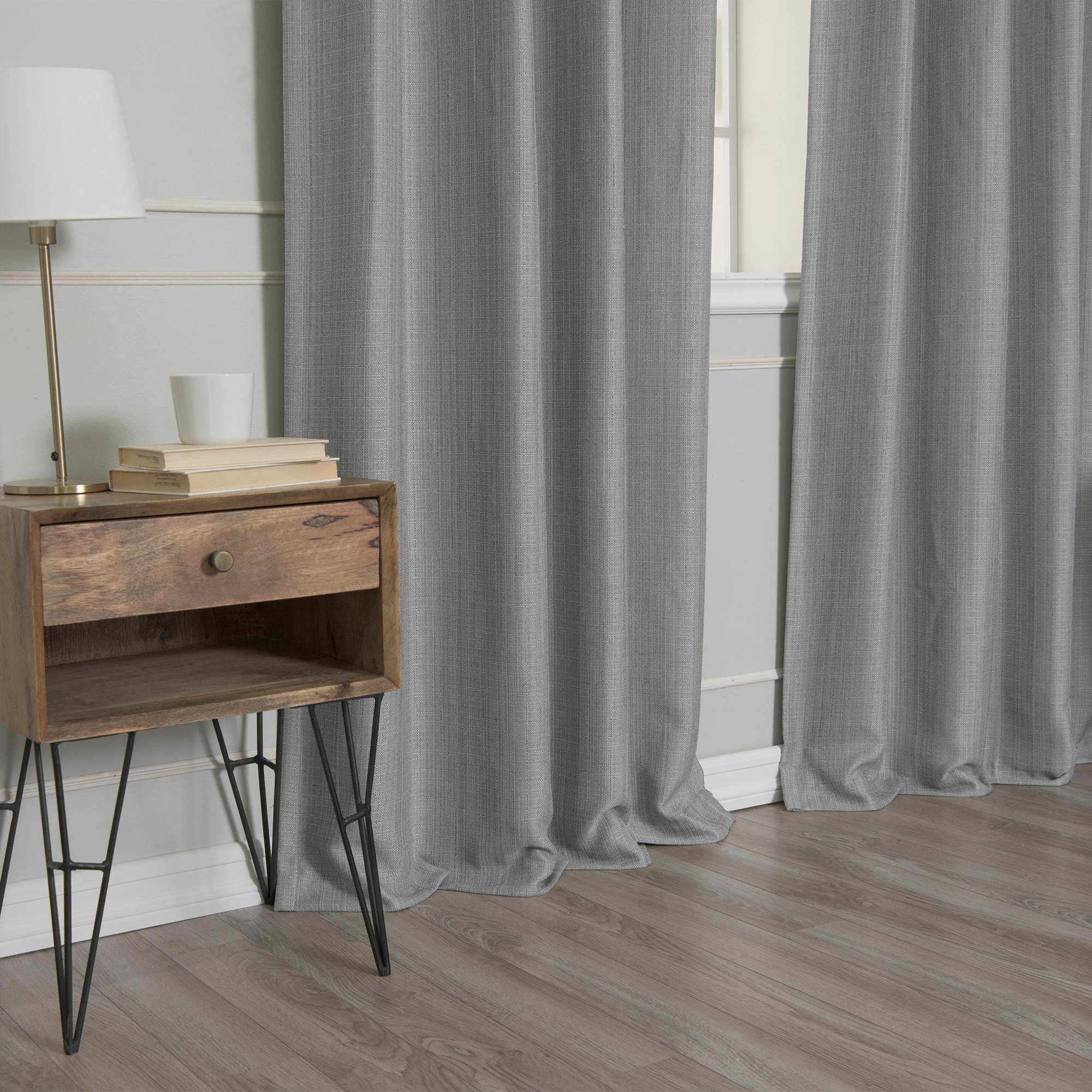 Best Home Fashion JC-07-GS-96-GREY curtains - View #5