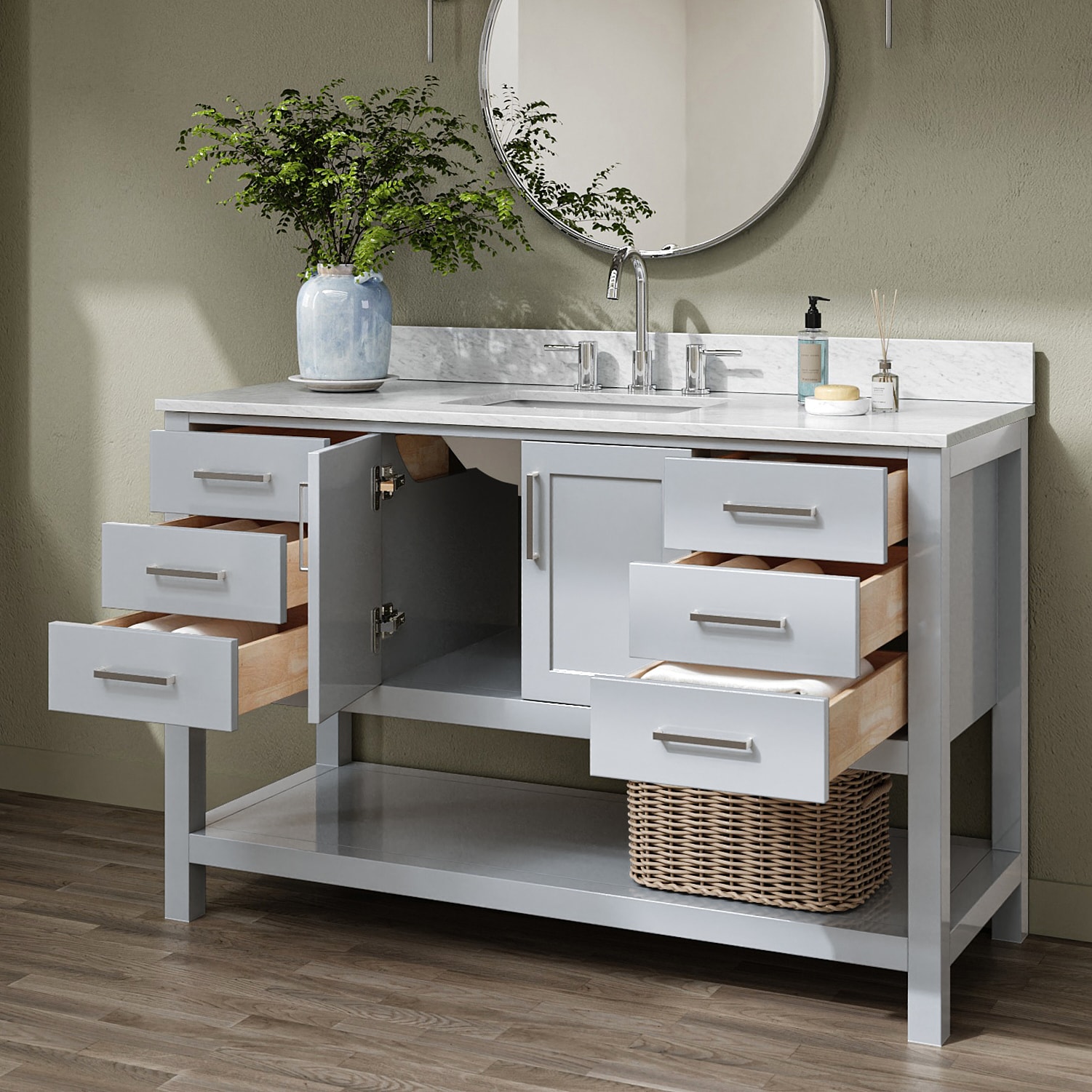 ARIEL S055SCW2RVOGRY Bath-Vanity-Combo - View #2