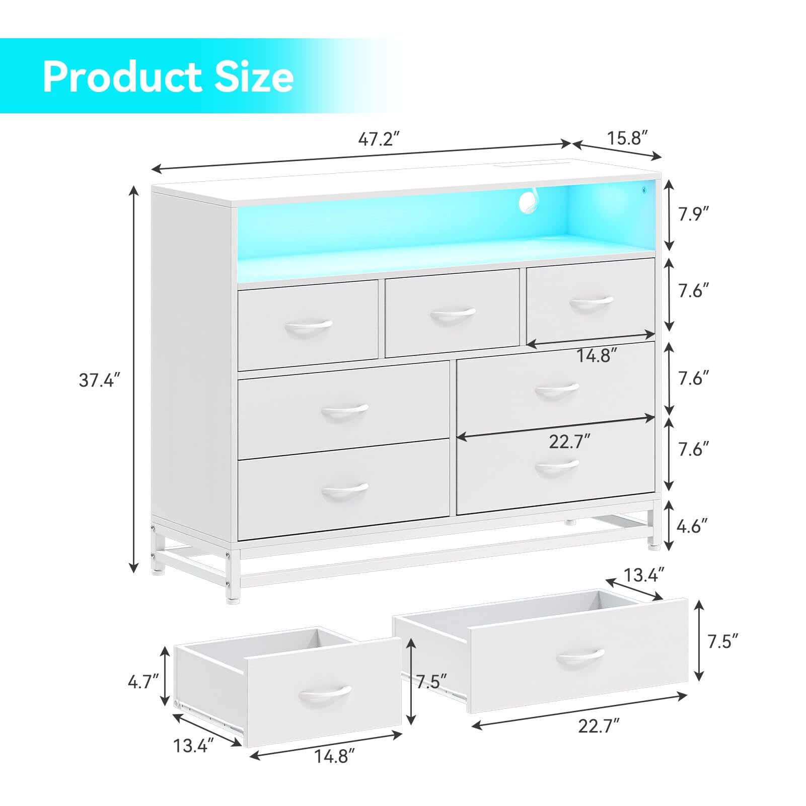 Qeetex HHYLS-PHO140X0VKL dressers - View #2