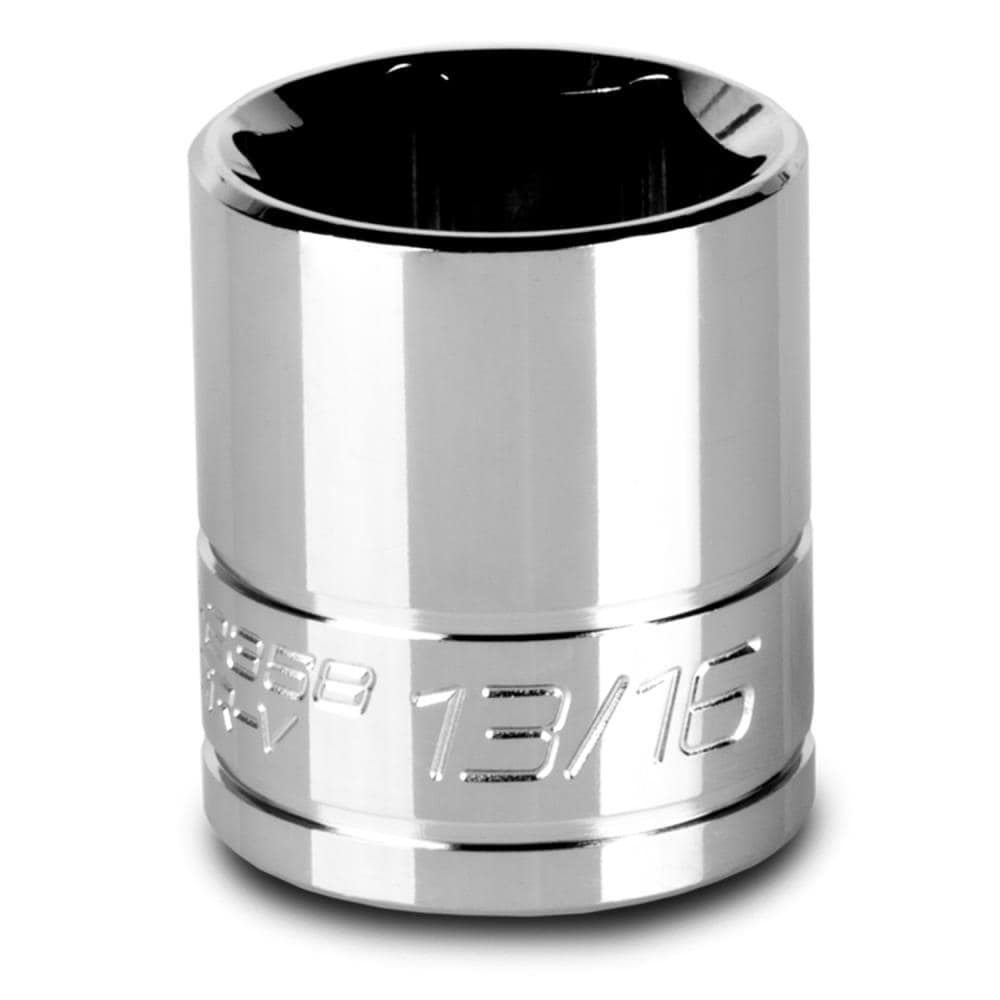 Capri Tools CP12358 3/8-in Drive Standard (SAE) 13/16-in Shallow Socket