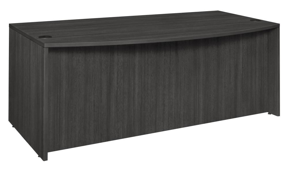 X19 Desk w/ Modesty Panel - Grey Oak 71 In