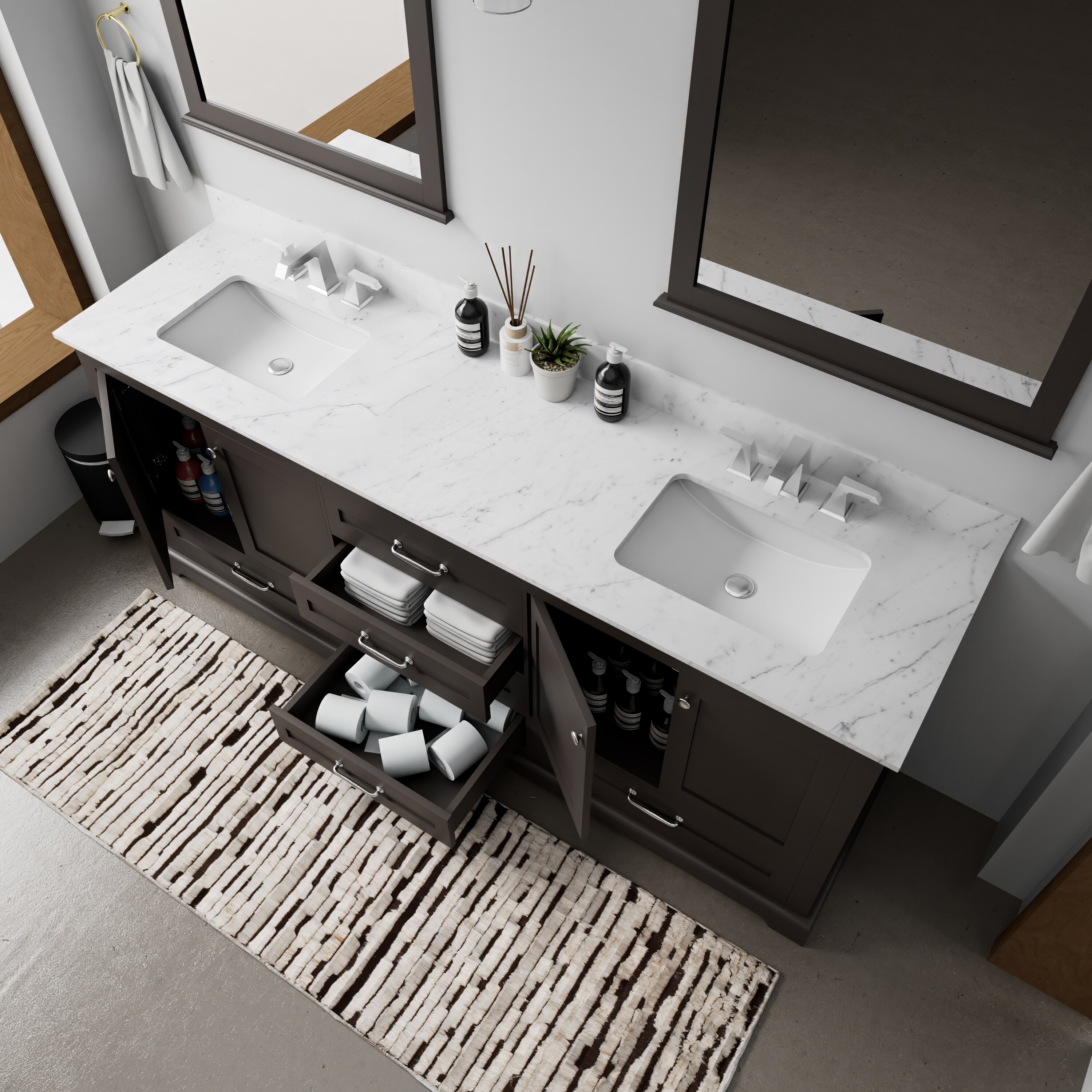 Lexora LD342280DGDSM30F Bath-Vanity-Combo - View #5