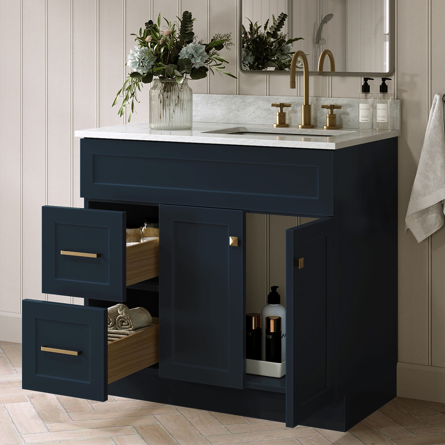 ARIEL F037SRCW2RVOMNB Bath-Vanity-Combo - View #3