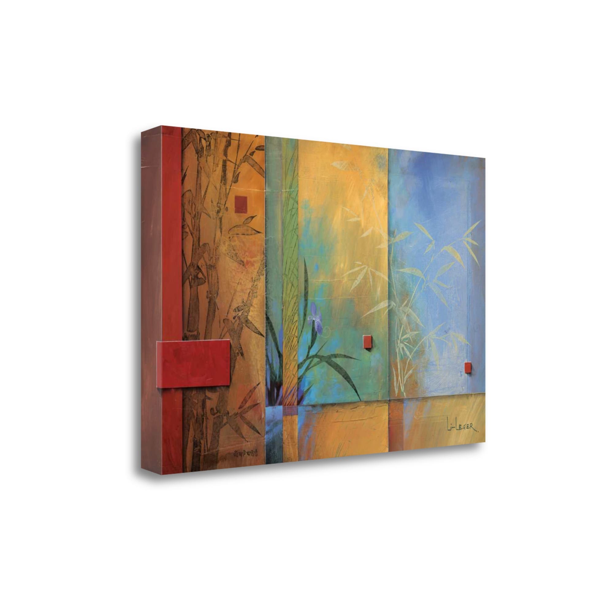 Tangletown Fine Art CA312549-4832C Spa Dreams Don Li-leger 32-in H x 47-in W Floral Print on Canvas