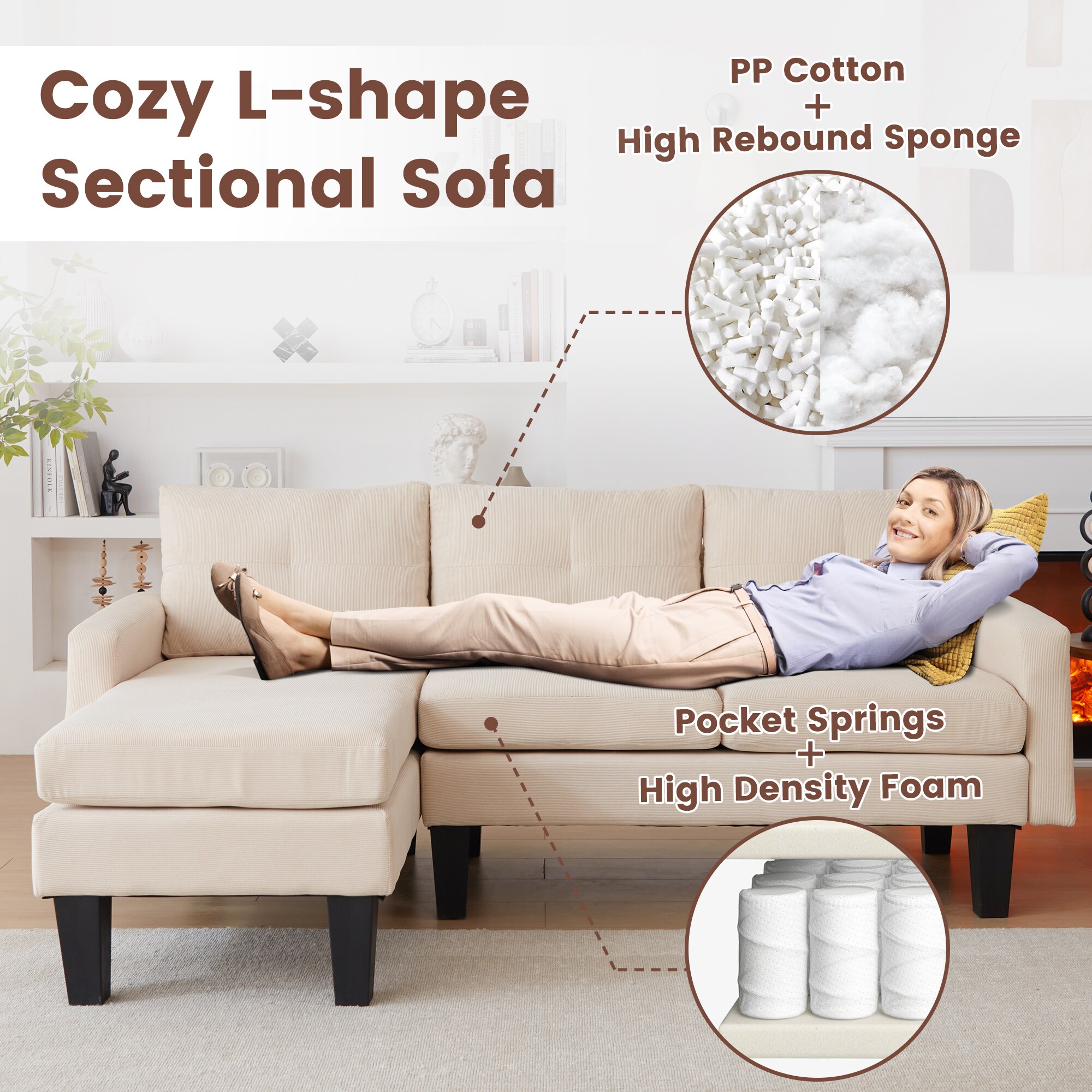 Ovios OLCK220-L Sofas-Loveseats - View #3